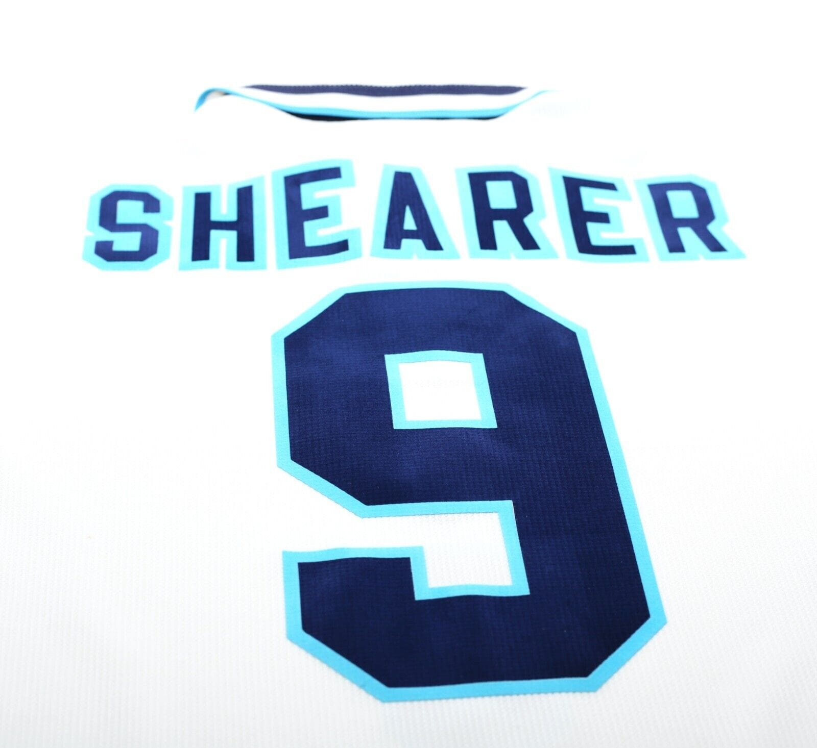 1995/97 SHEARER #9 England Vintage Umbro Home Football Shirt (XL) Euro 96