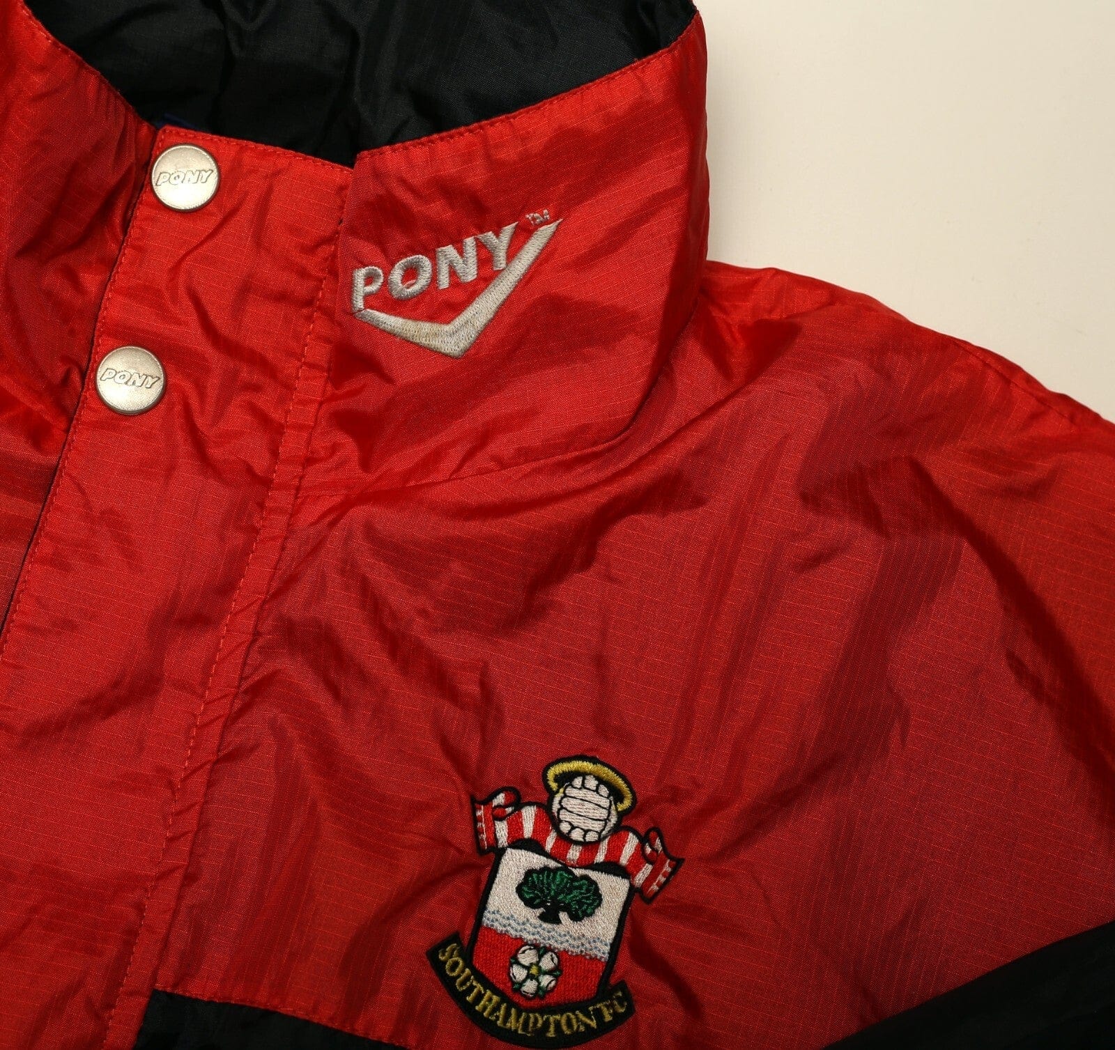 1995/97 SOUTHAMPTON Vintage PONY Football Rain Coat Training Jacket (S/M)