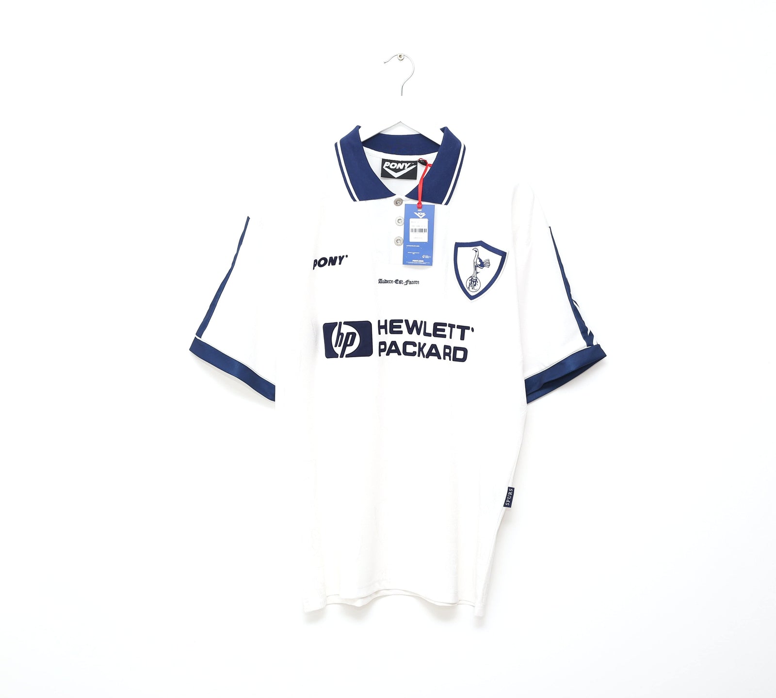 1995/97 TOTTENHAM HOTSPUR Retro PONY Home Football Shirt