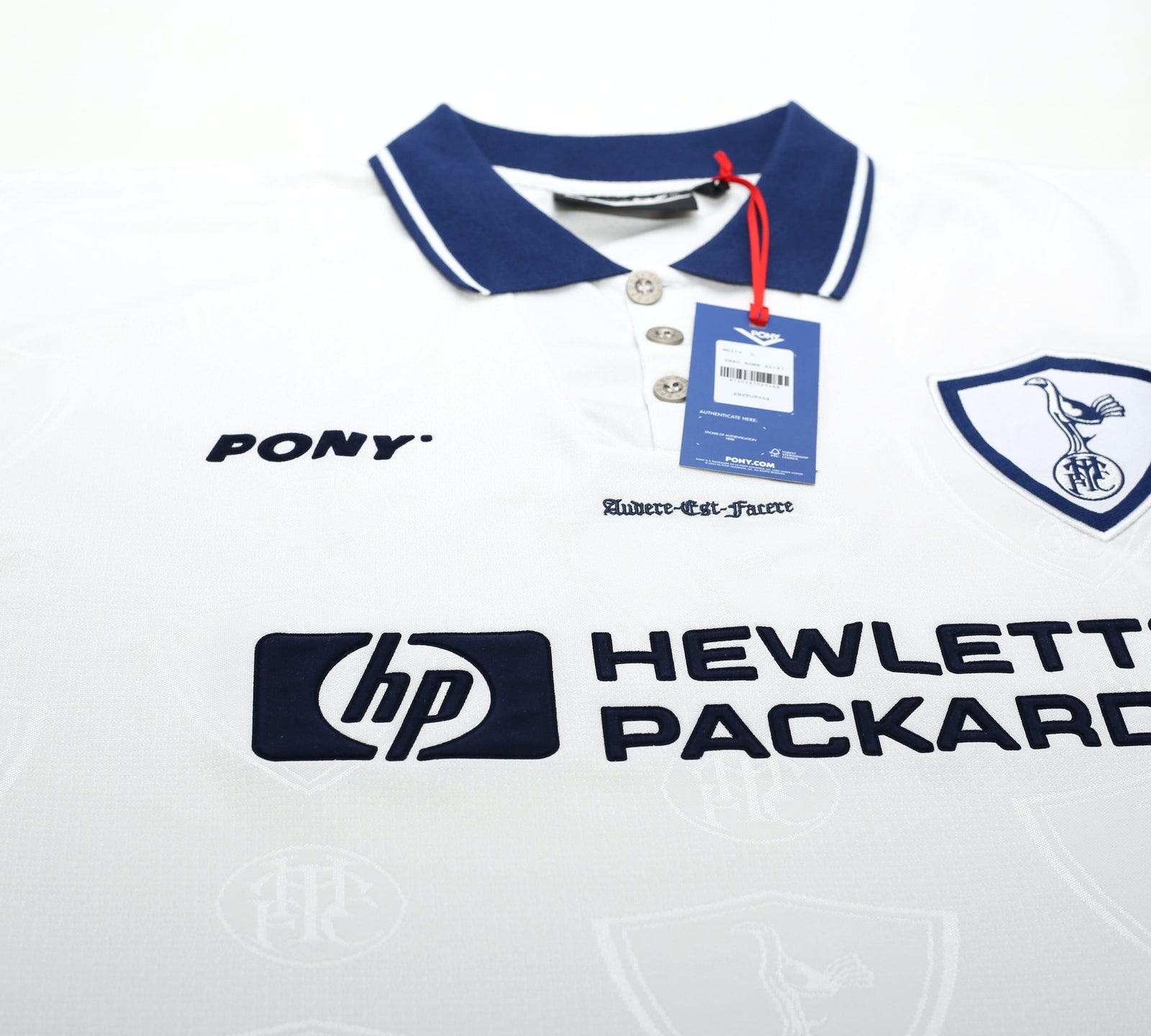 1995/97 TOTTENHAM HOTSPUR Retro PONY Home Football Shirt