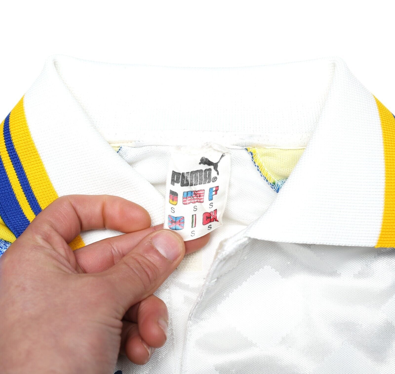 1995/97 ZOLA #10 Parma Vintage PUMA Home Football Shirt Jersey (S/M) Italy