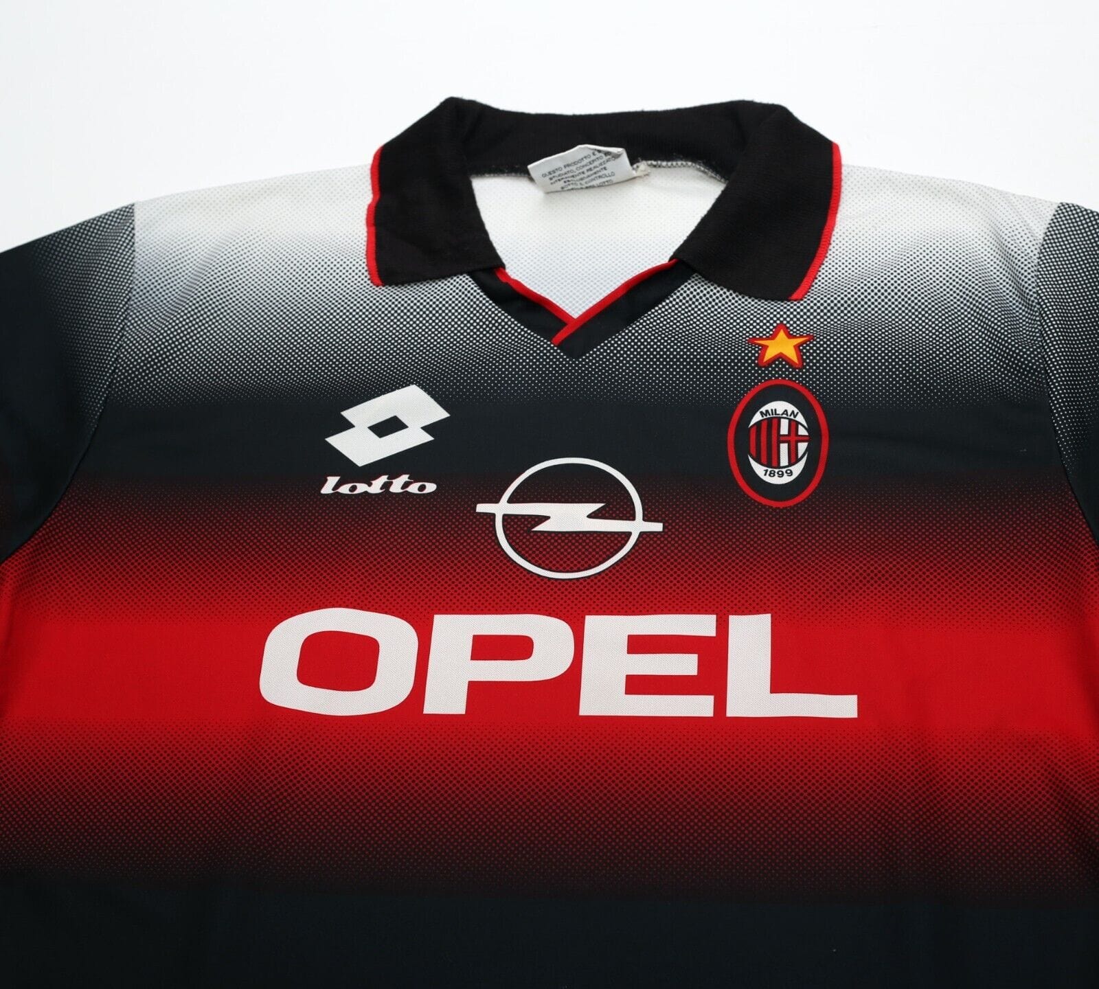 1996/97 AC MILAN Vintage Lotto Football Training Shirt (L)