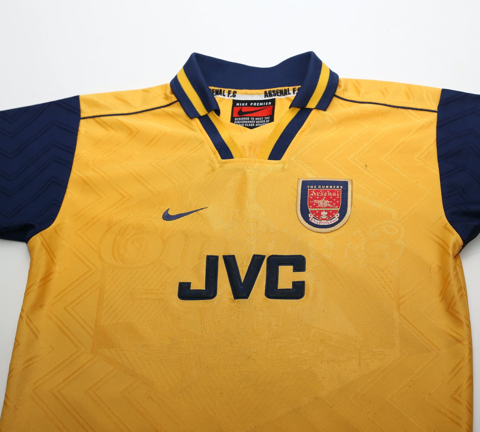 1996/97 ARSENAL Vintage Nike Away Football Shirt Jersey (LB)