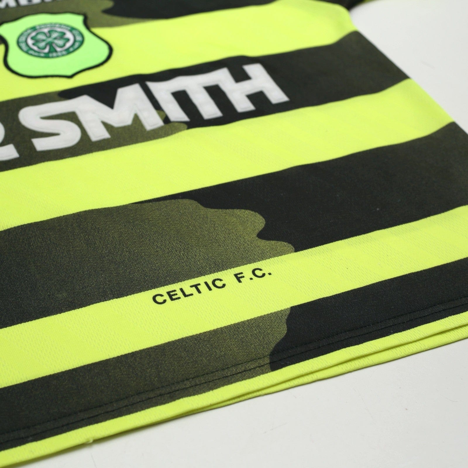 1996/97 Cadete #11 Celtic Vintage Umbro Away Football Shirt (M)