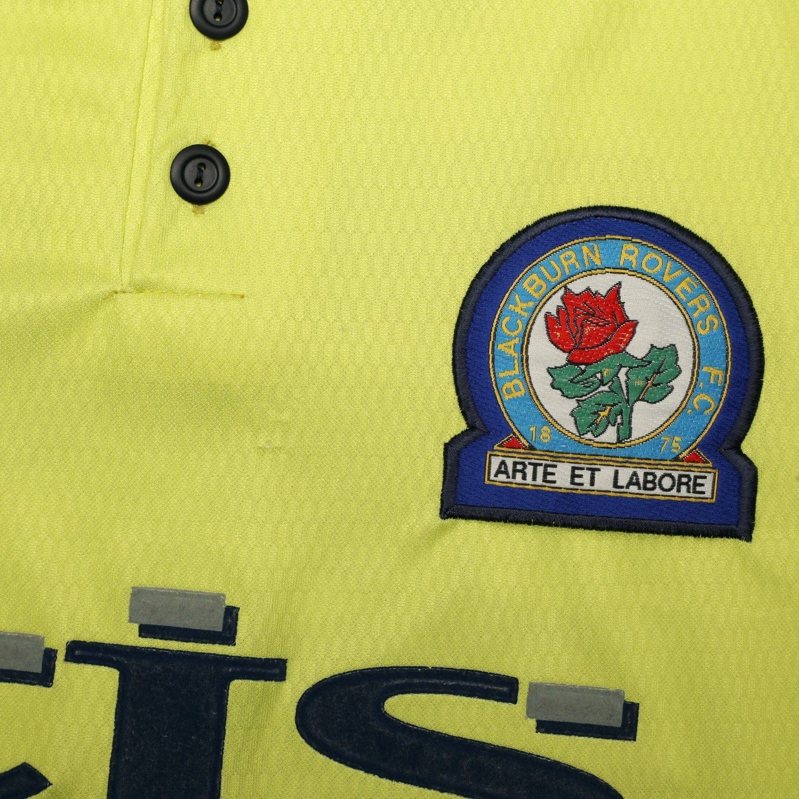 1996/97 Duff #32 Blackburn Rovers Vintage ASICS Away Football Shirt (XL)