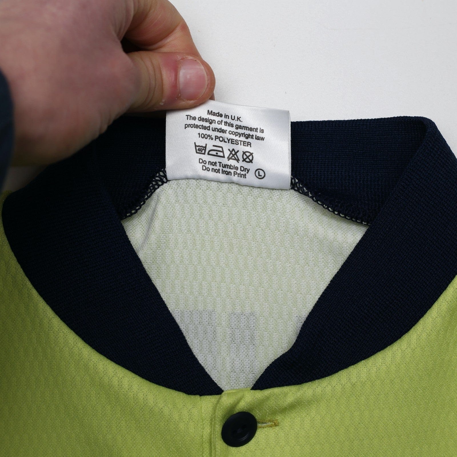 1996/97 Duff #32 Blackburn Rovers Vintage ASICS Away Football Shirt (XL)