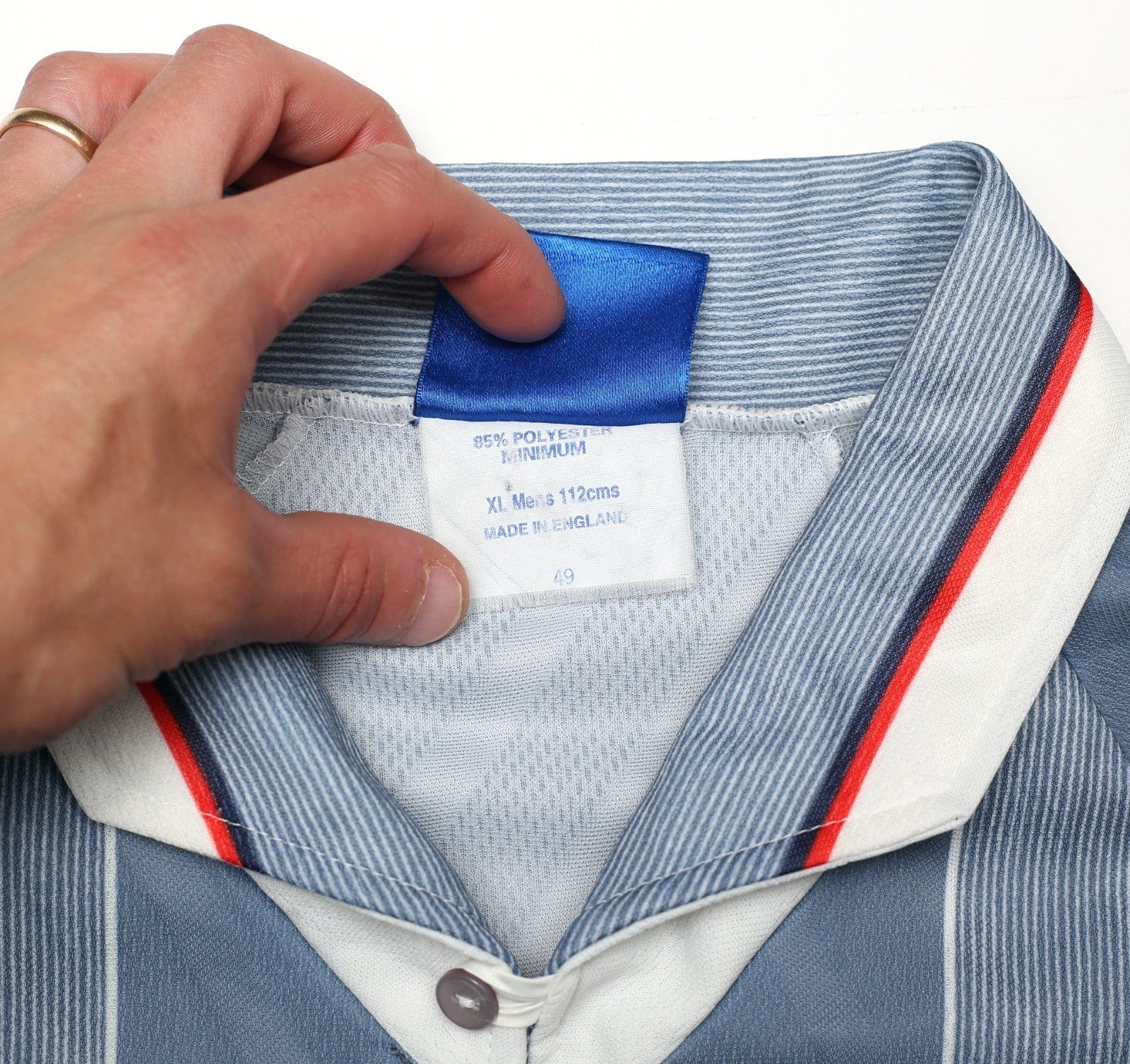 1996/97 GASCOIGNE #8 England Vintage Umbro Away Football Shirt (XL) Euro 96