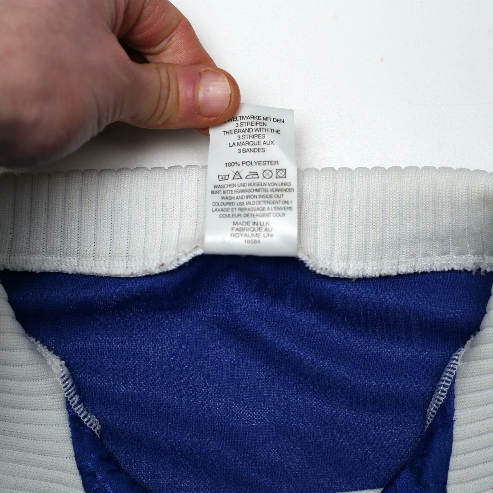 1996/97 Gascoigne #8 Rangers Vintage adidas Home Football Shirt (XL)