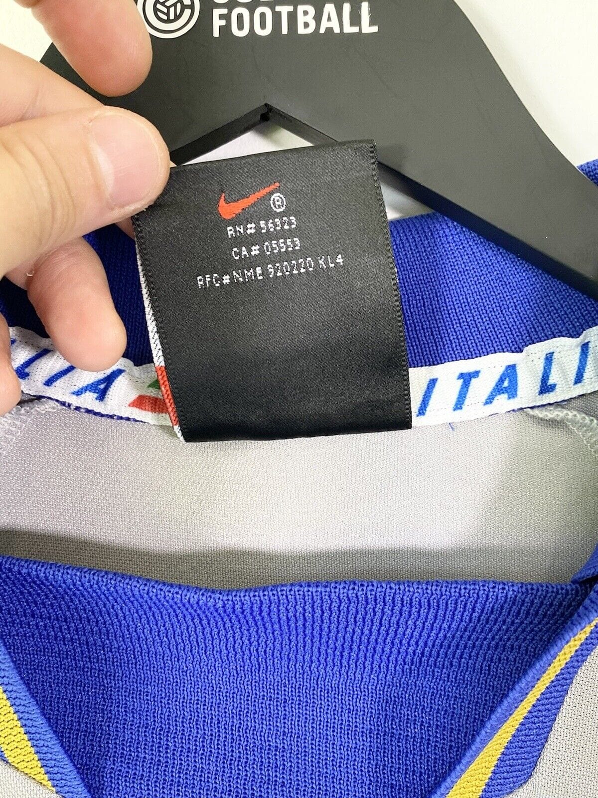 1996/97 ITALY Vintage Nike Home GK Football Shirt (M) EURO 96 Peruzzi, Pagluica