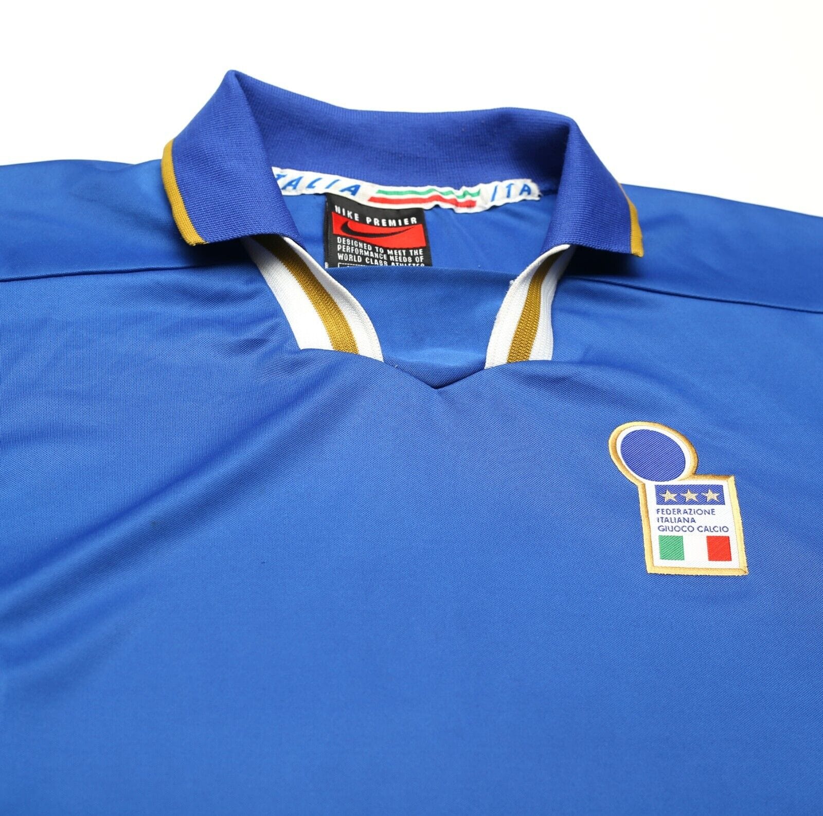 1996/97 ITALY Vintage Nike Player Issue Home Football Shirt (XL) EURO 96