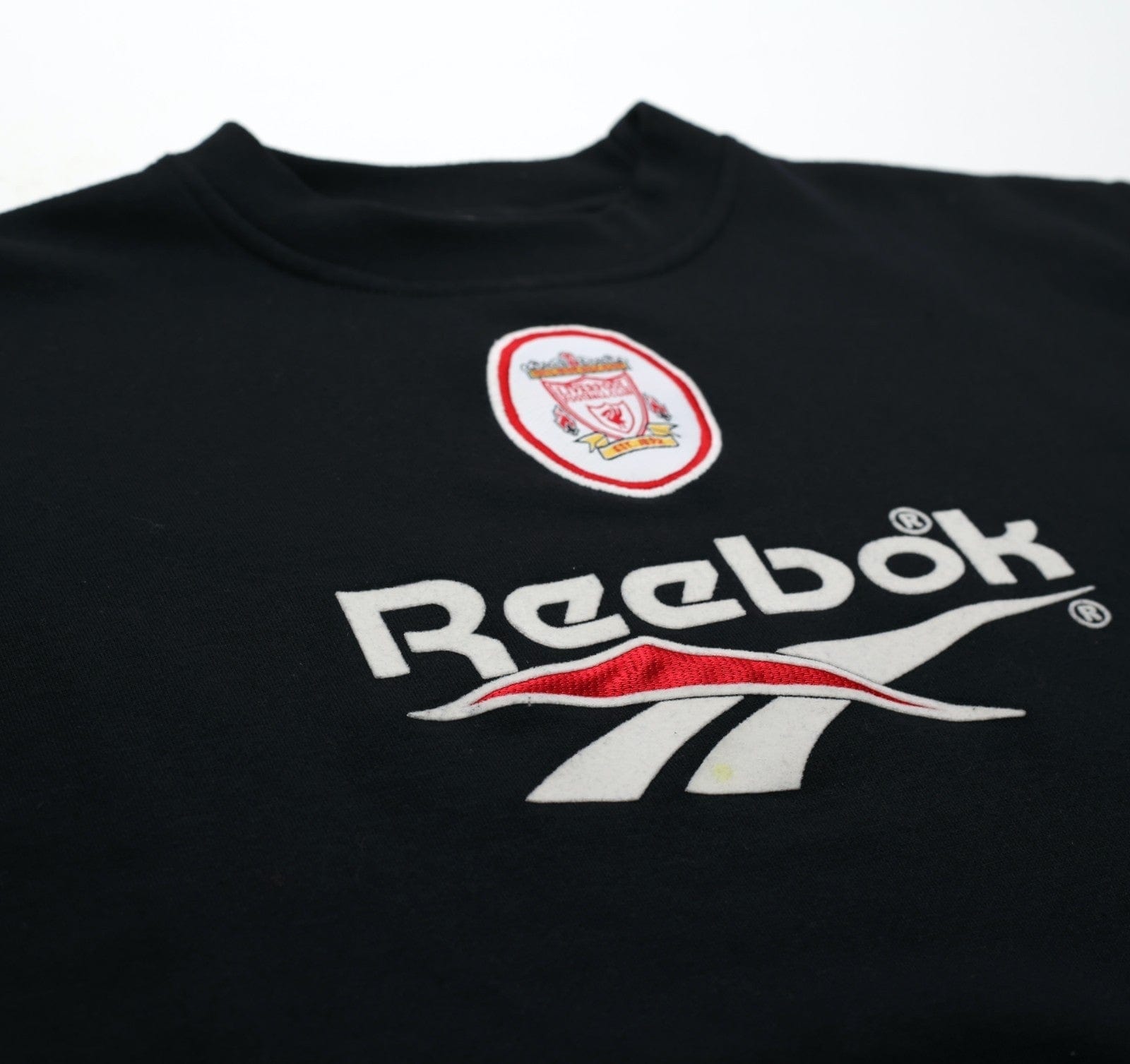 1996/97 LIVERPOOL Vintage Reebok Football Sweatshirt (S) 34