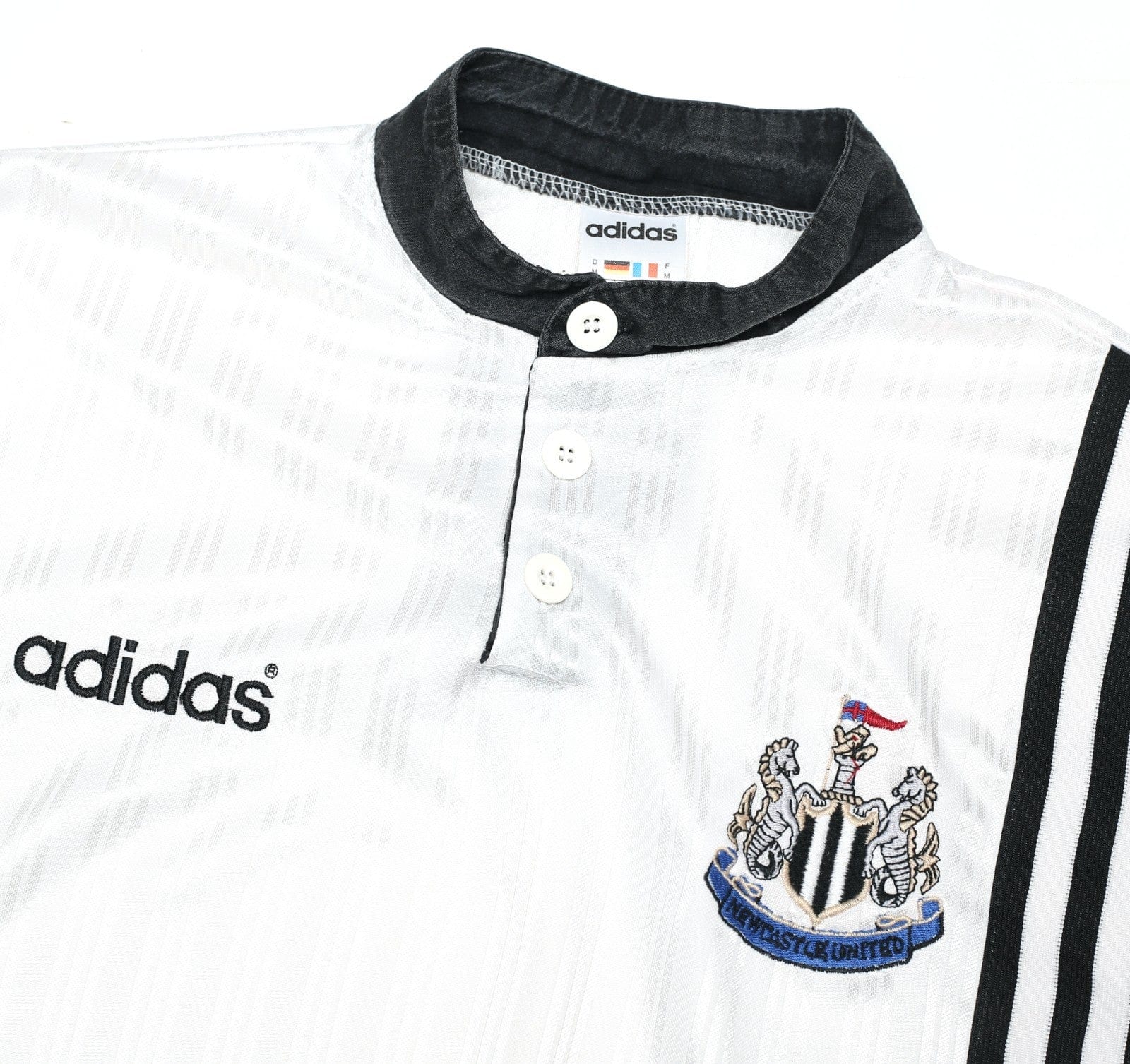 1996/97 NEWCASTLE UNITED Vintage adidas Football Training Shirt (M)