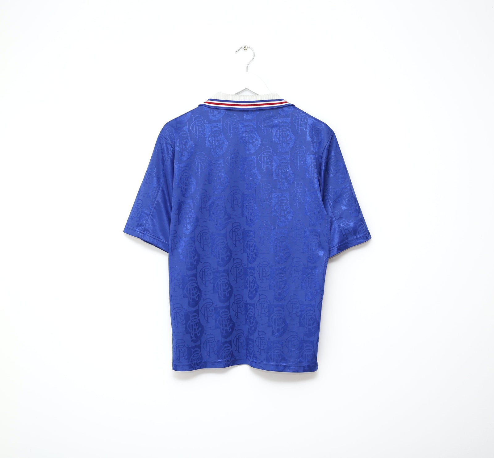 1996/97 RANGERS Vintage adidas Home Football Shirt Jersey (M)