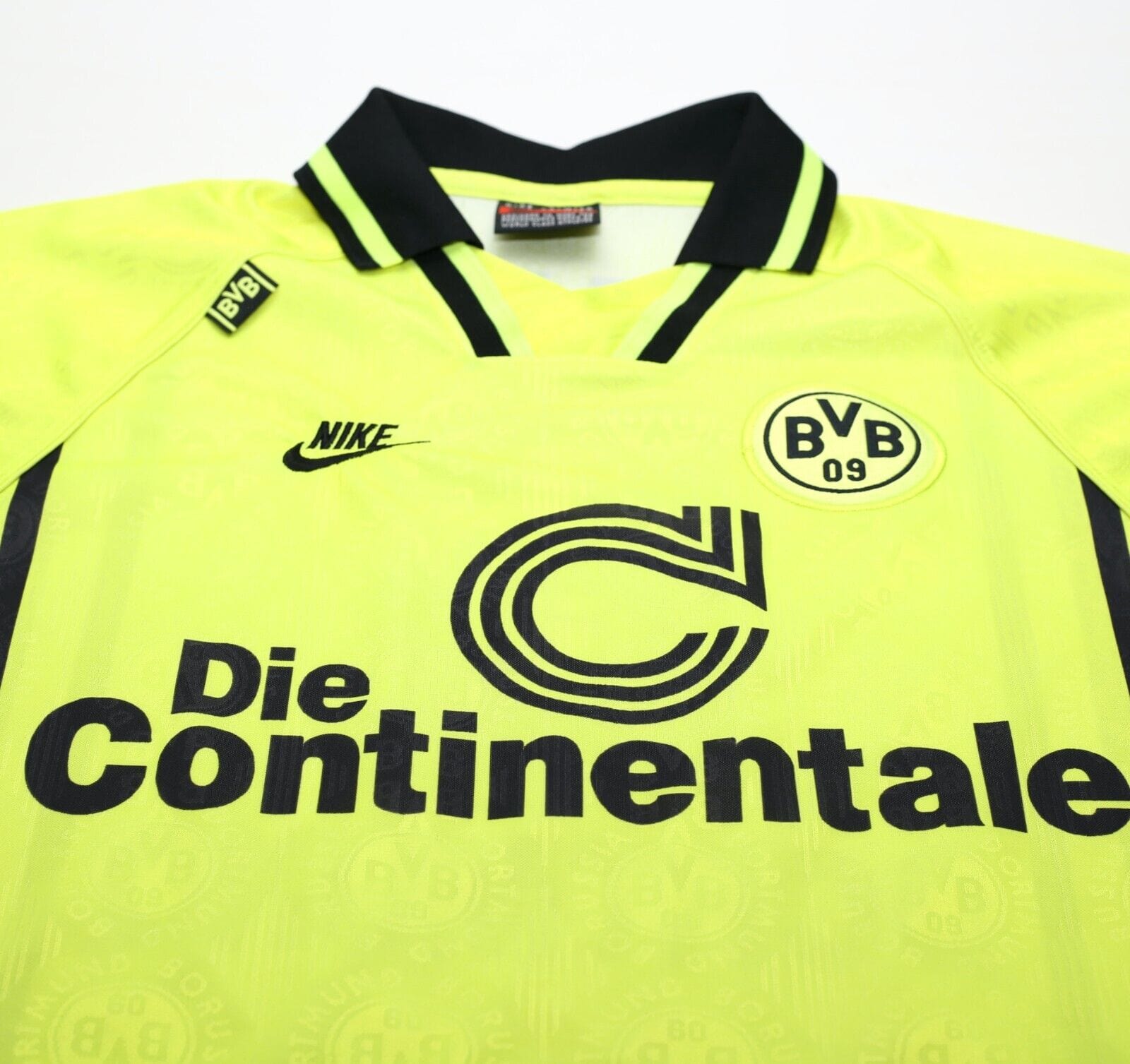 1996/97 SAMMER #6 Borussia Dortmund Vintage Nike Home Football Shirt (M)