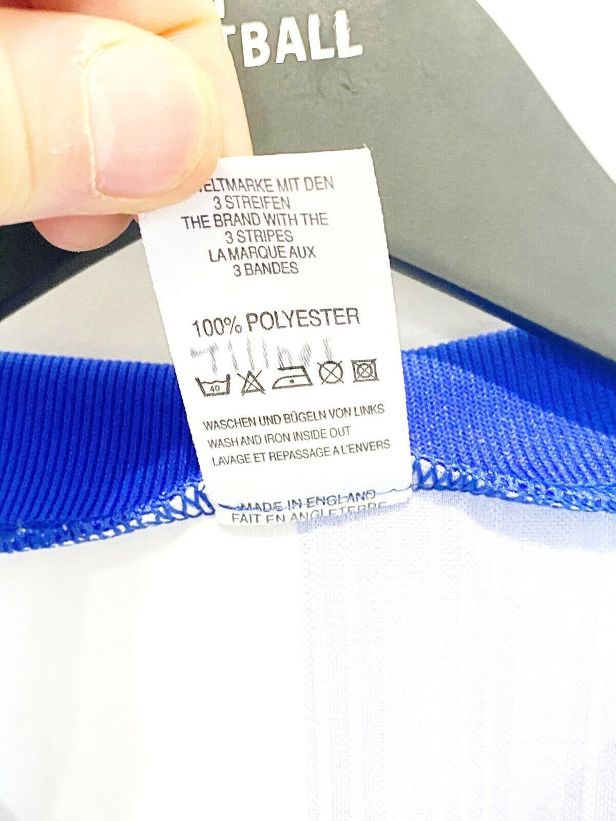 1996/97 SCHALKE 04 Vintage adidas Football Training Vest/Shirt (XXL)