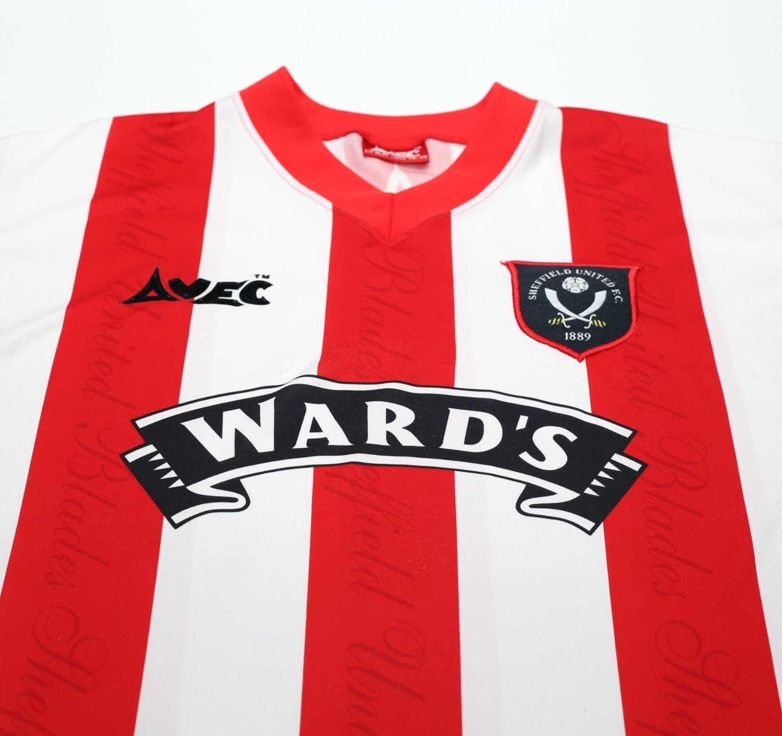 1996/97 SHEFFIELD UNITED Vintage Avec Home Football Shirt (XL) 44/46