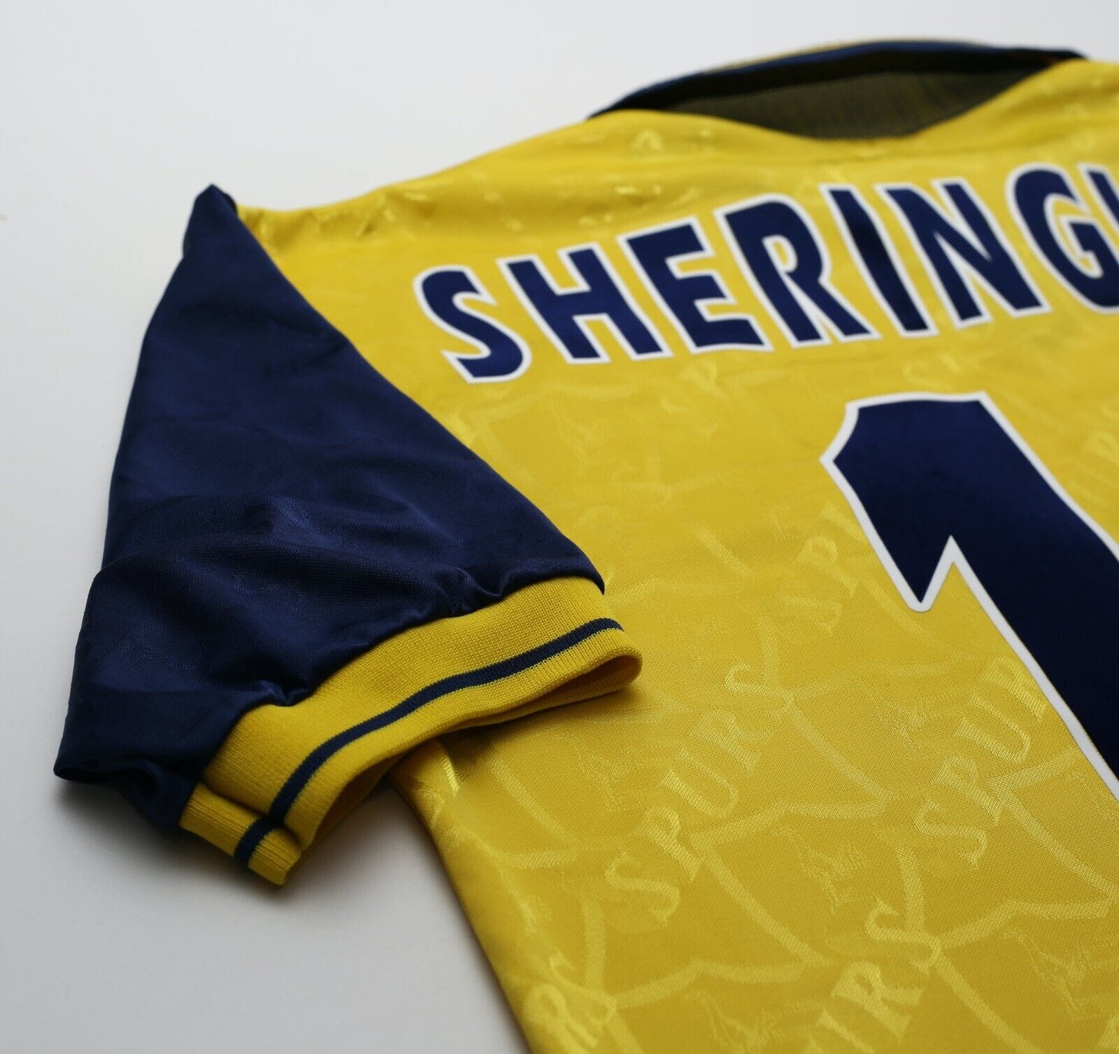 1996/97 SHERINGHAM #10 Tottenham Hotspur Vintage PONY Away Football Shirt (M)
