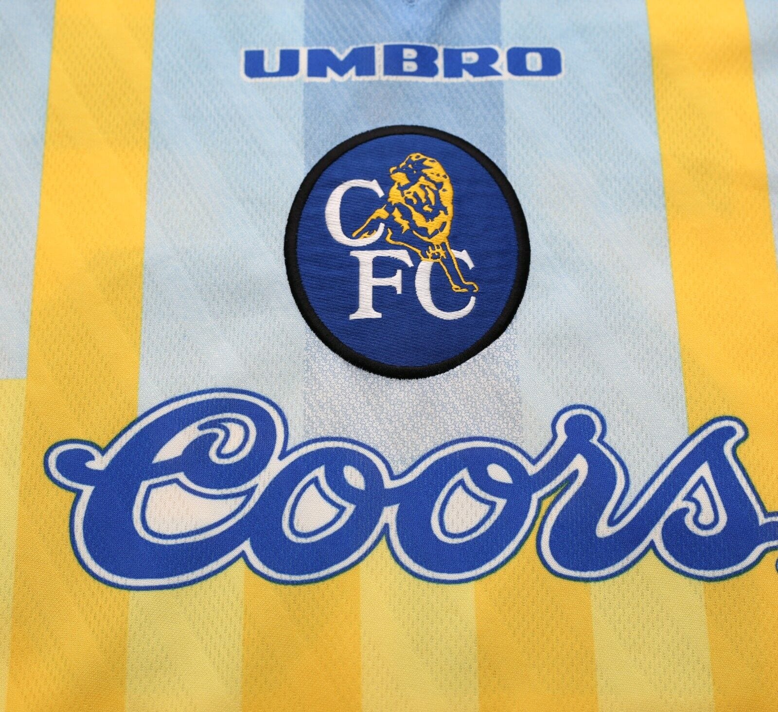 1996/97 ZOLA #25 Chelsea Vintage Umbro Away Football Shirt Jersey (L/XL) Italy