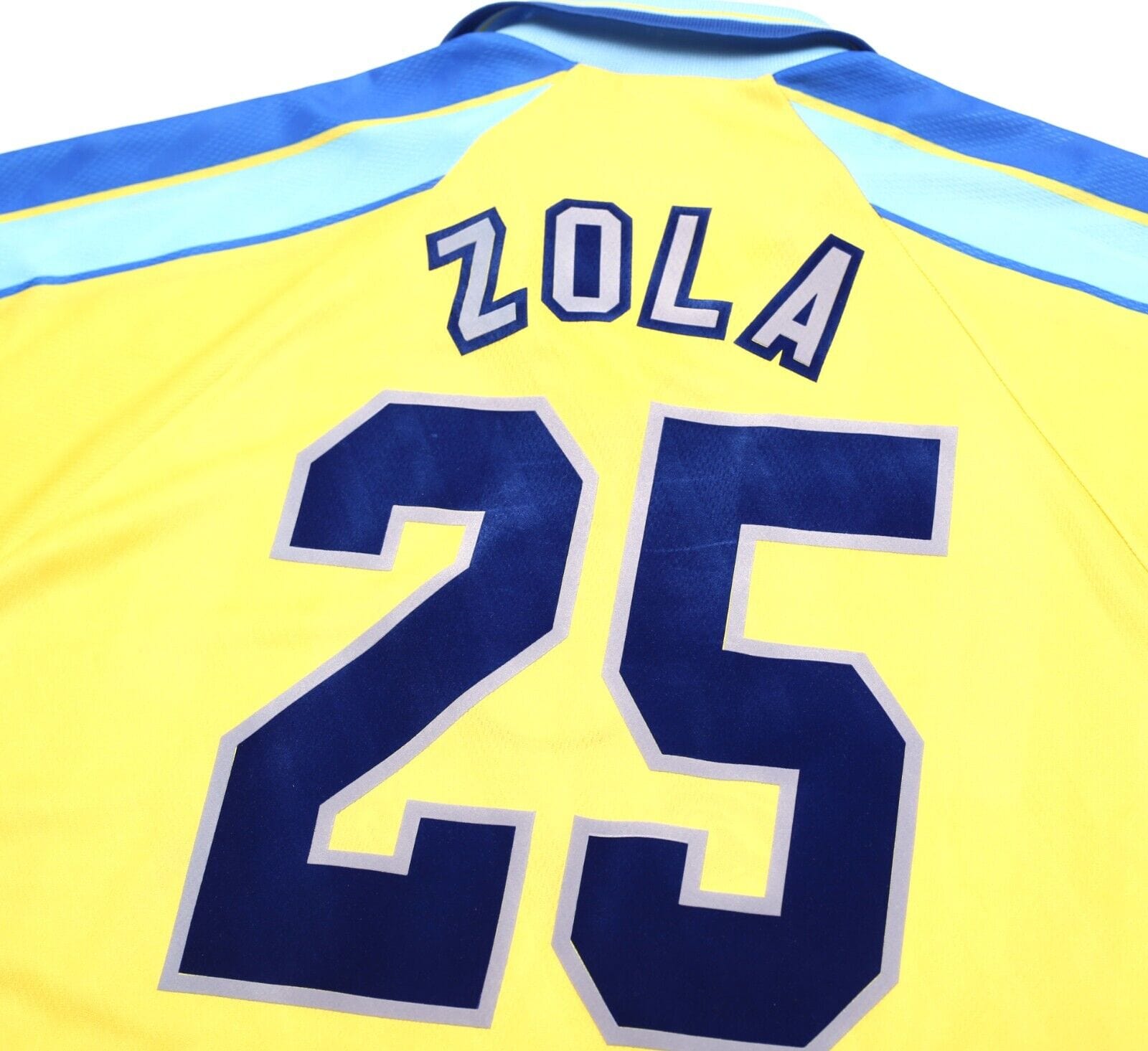 1996/97 ZOLA #25 Chelsea Vintage Umbro Away Football Shirt Jersey (L/XL) Italy