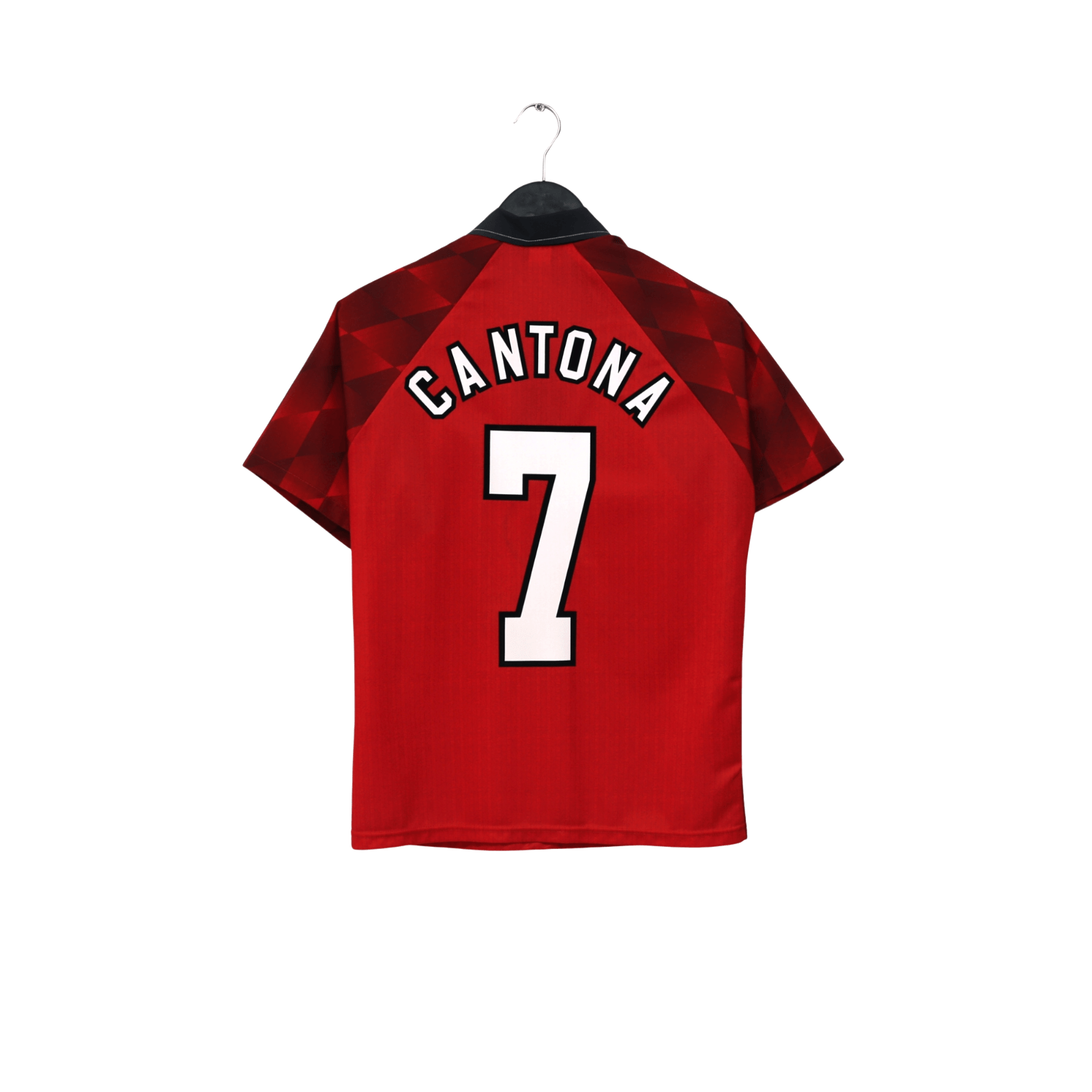 1996/98 Cantona #7 Manchester United Vintage Umbro Home Football Shirt (S)