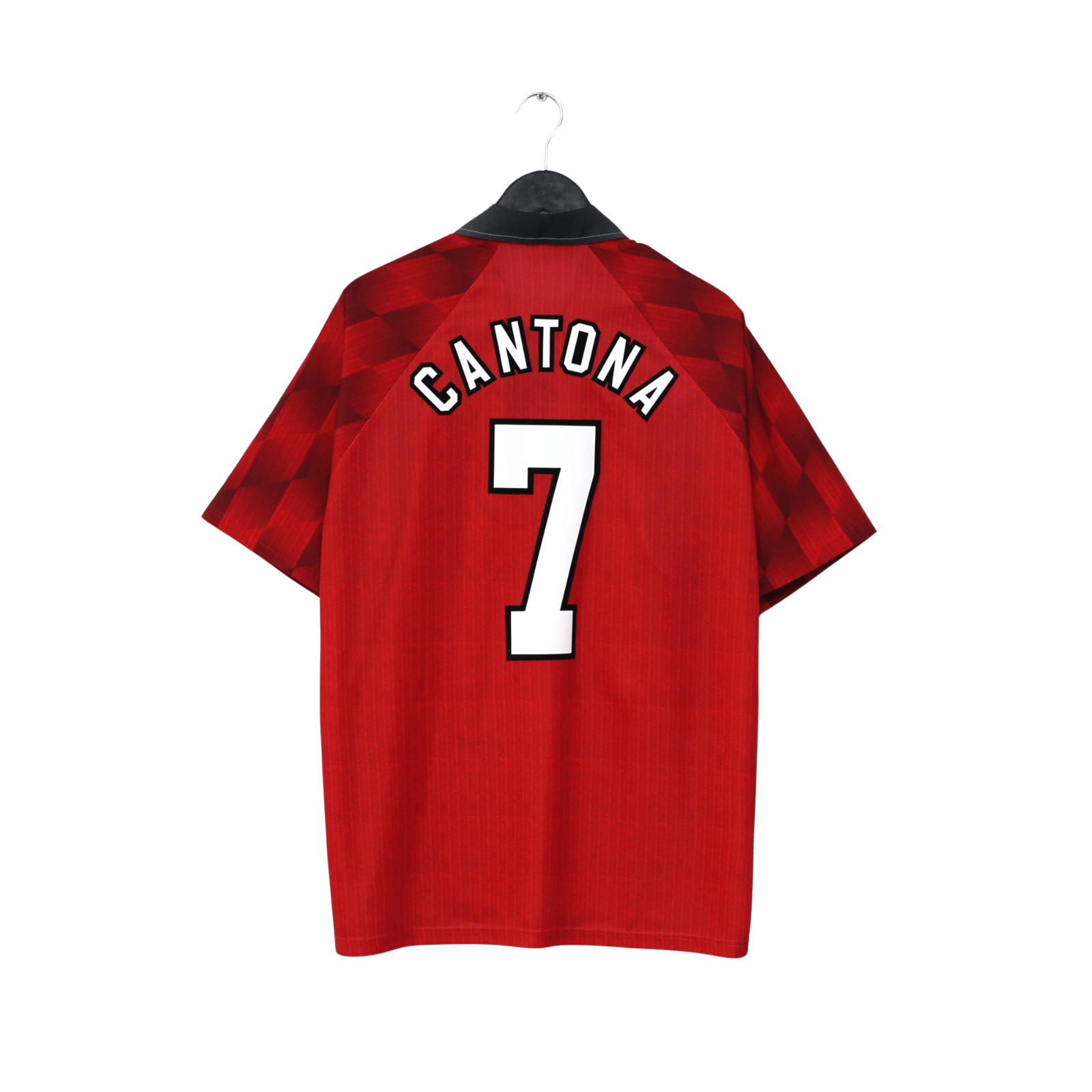 1996/98 Cantona #7 Manchester United Vintage Umbro Home Football Shirt (XL)