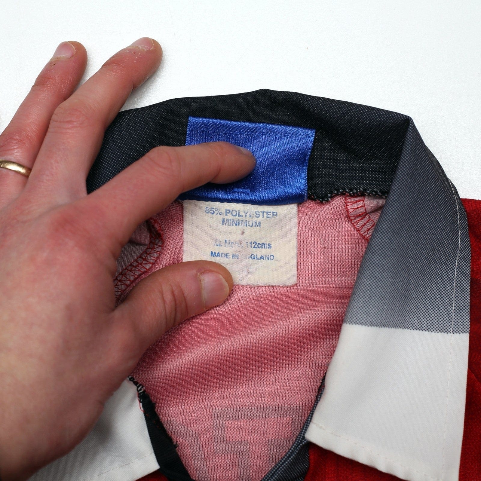 1996/98 Cantona #7 Manchester United Vintage Umbro Home Football Shirt (XL)