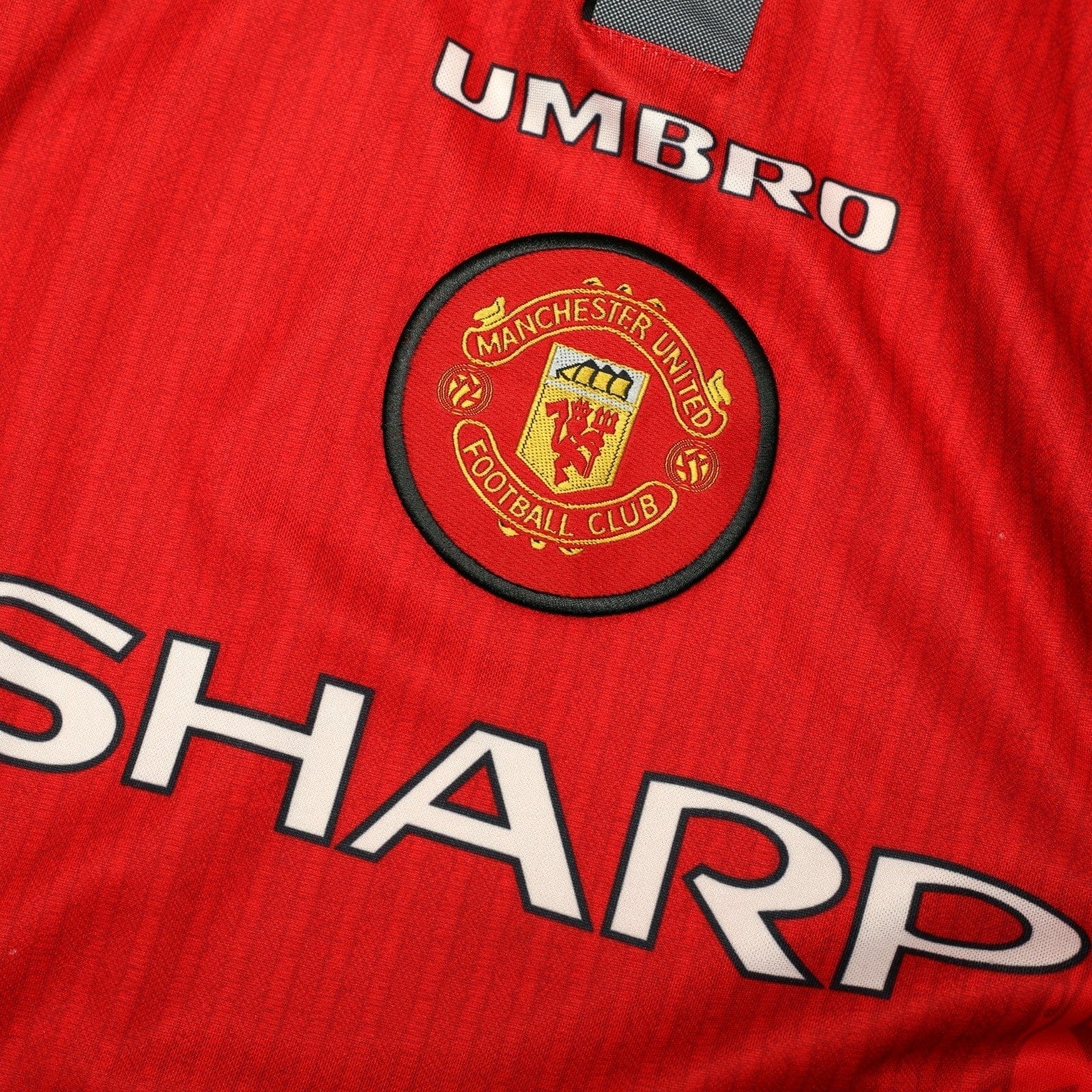 1996/98 Cantona #7 Manchester United Vintage Umbro Home Football Shirt (XL)