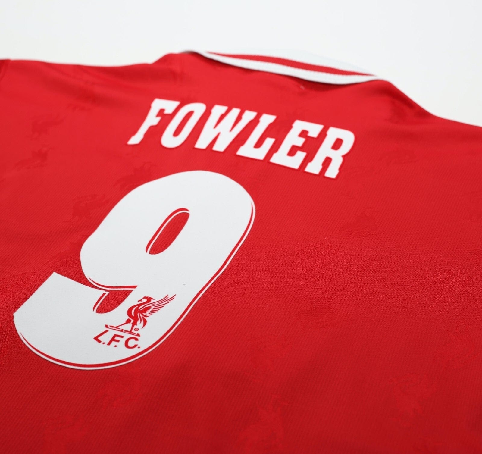 1996/98 FOWLER #9 Liverpool Vintage Reebok Home Football Shirt (M) 38/40