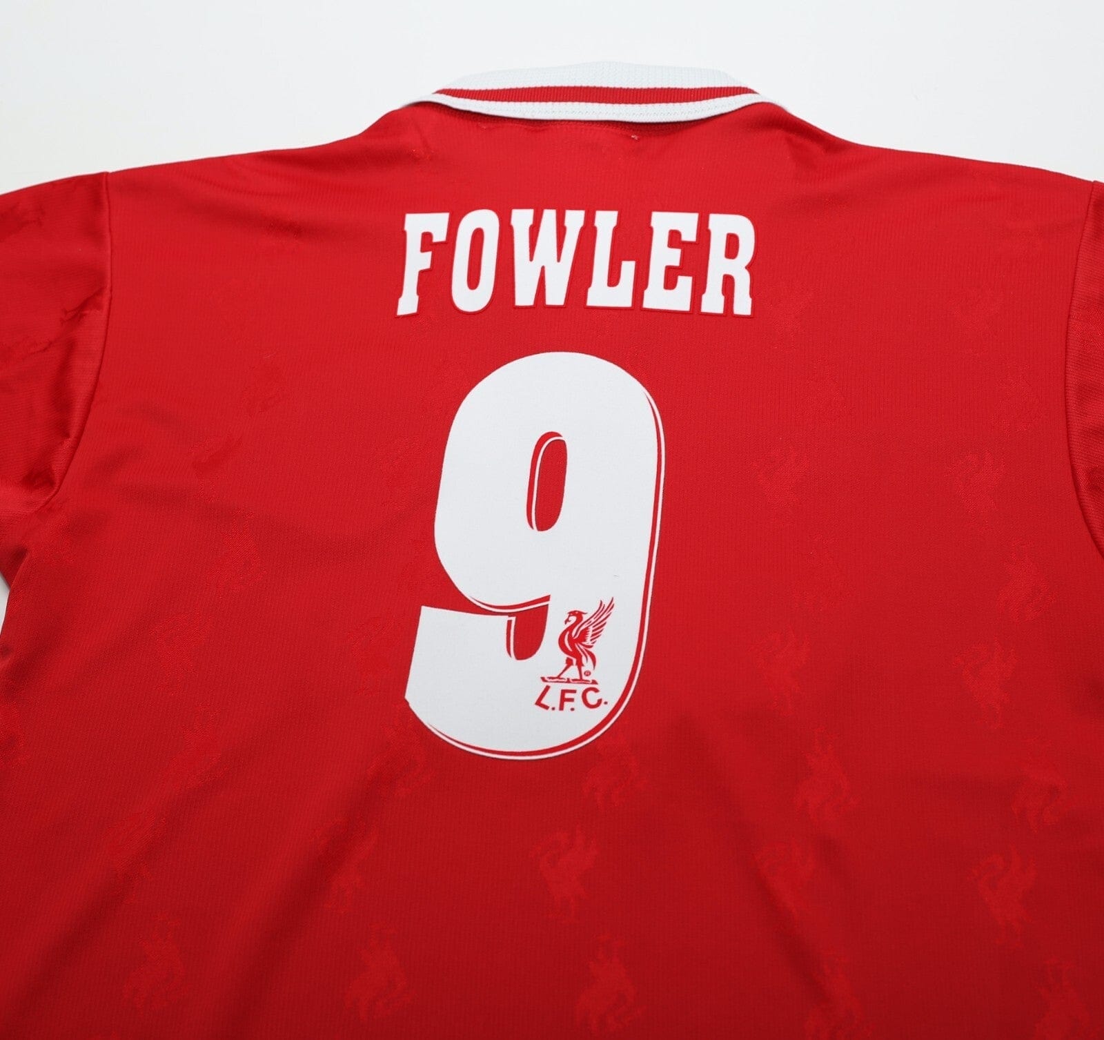 1996/98 FOWLER #9 Liverpool Vintage Reebok Home Football Shirt (M) 38/40