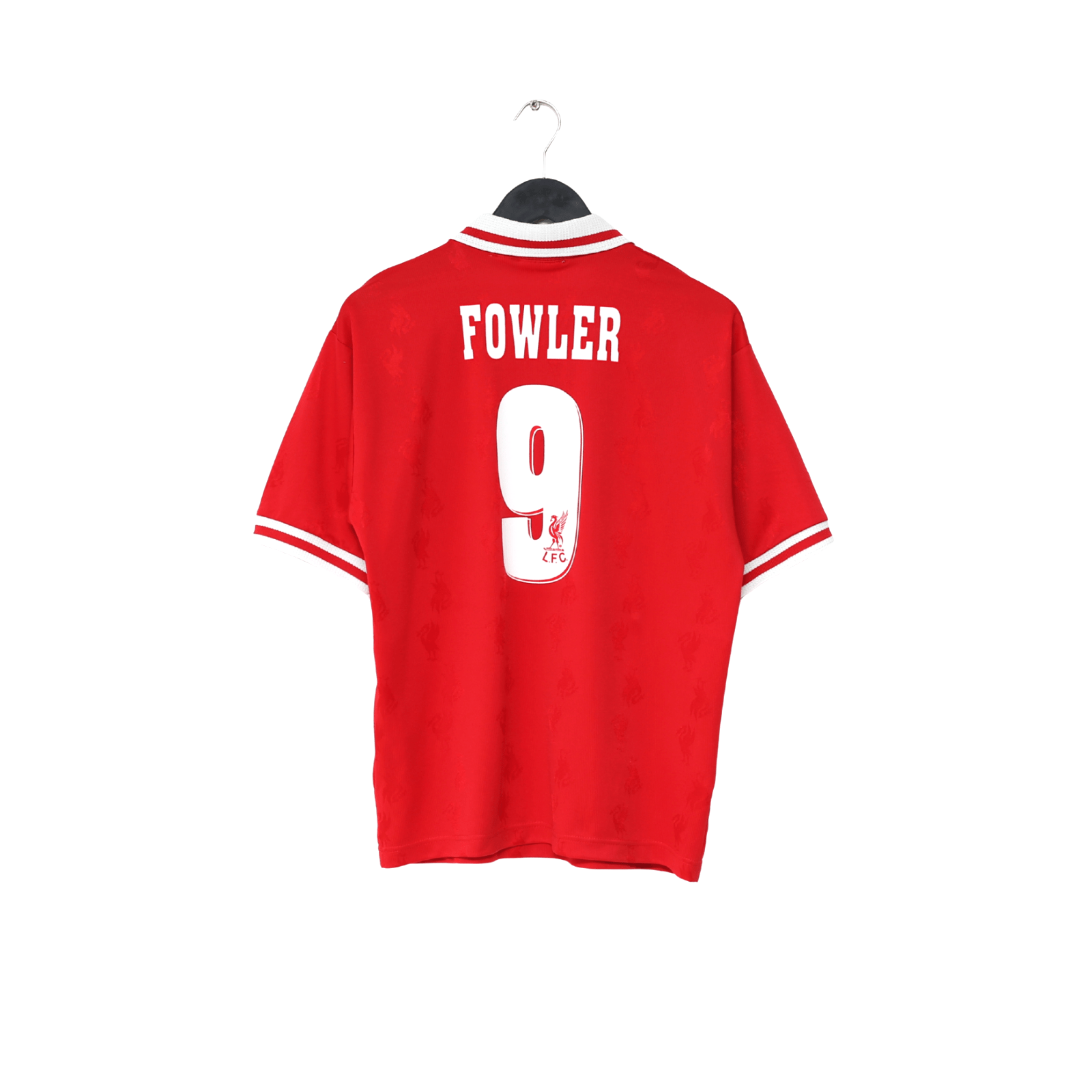 1996/98 FOWLER #9 Liverpool Vintage Reebok Home Football Shirt (M) 38/40