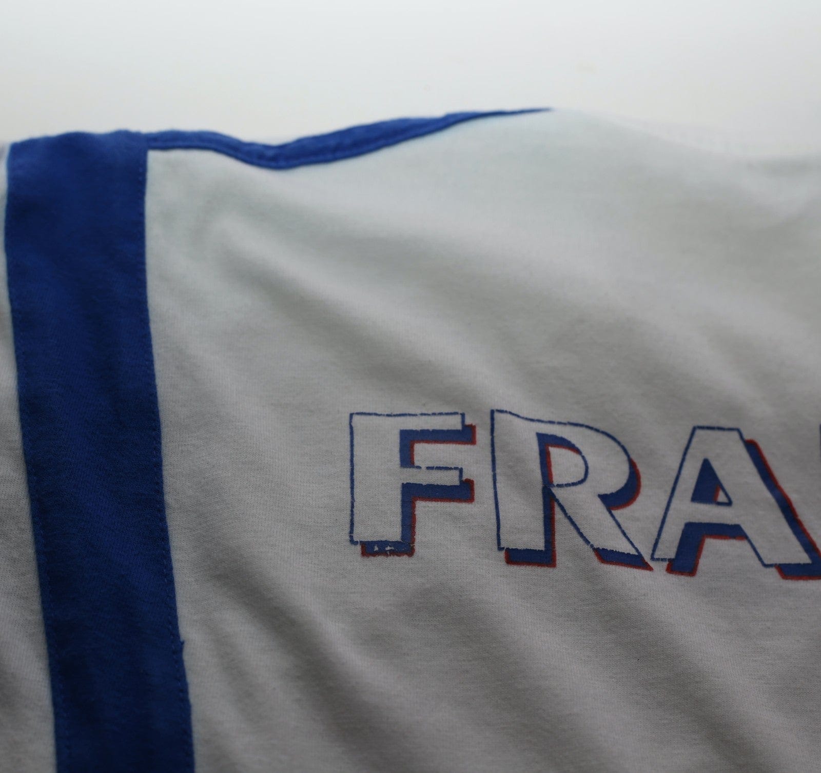 1996/98 FRANCE Vintage adidas Football Cotton Training Shirt (M) Euro 96