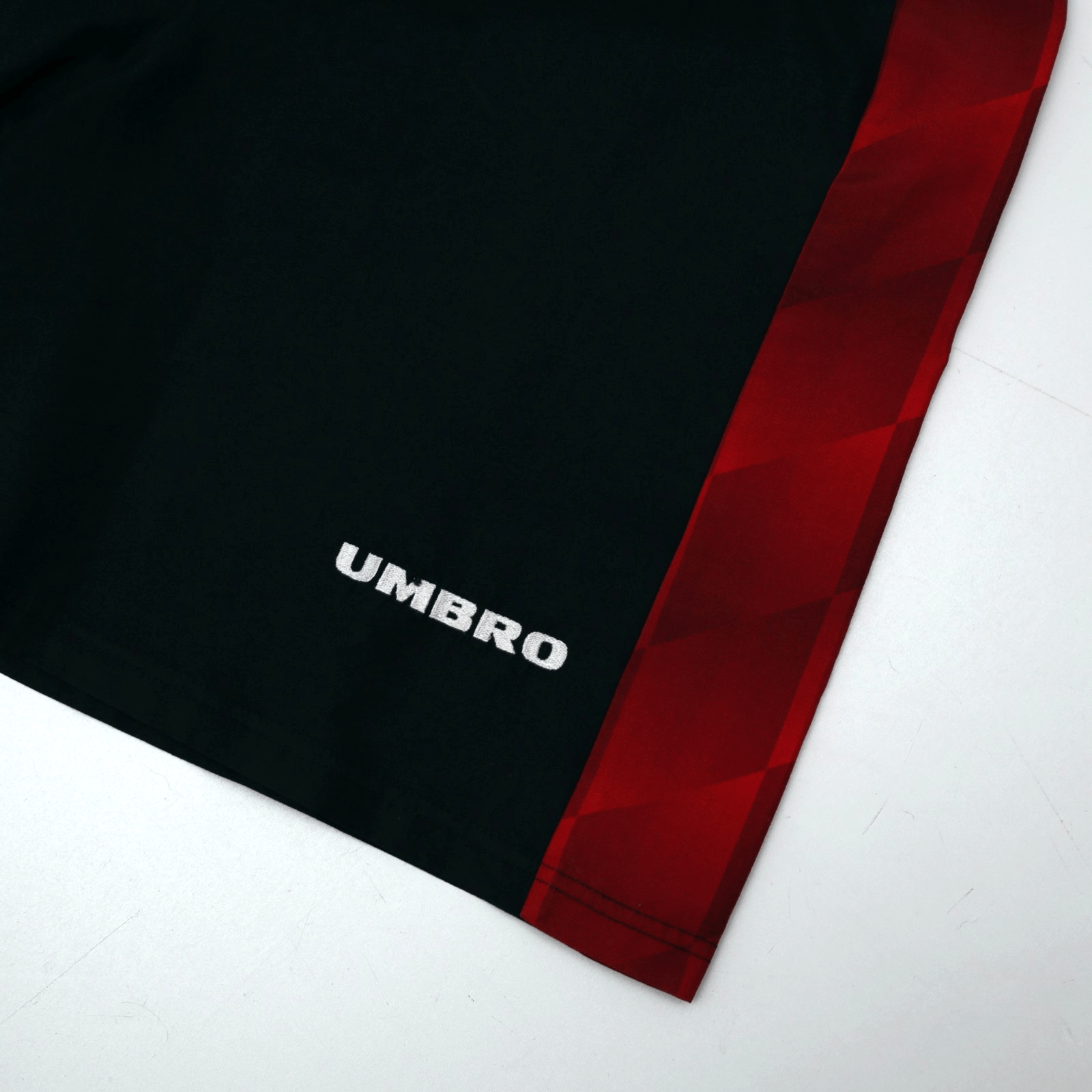 1996/98 Manchester United Vintage Umbro Home Change Football Shorts (34 Waist)