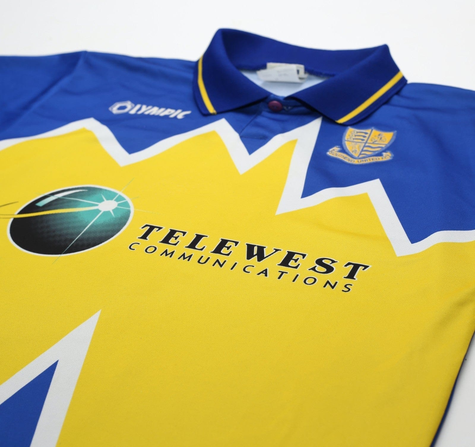 1996/98 SOUTHEND UNITED Vintage Olympic Home Football Shirt (M) 38/40