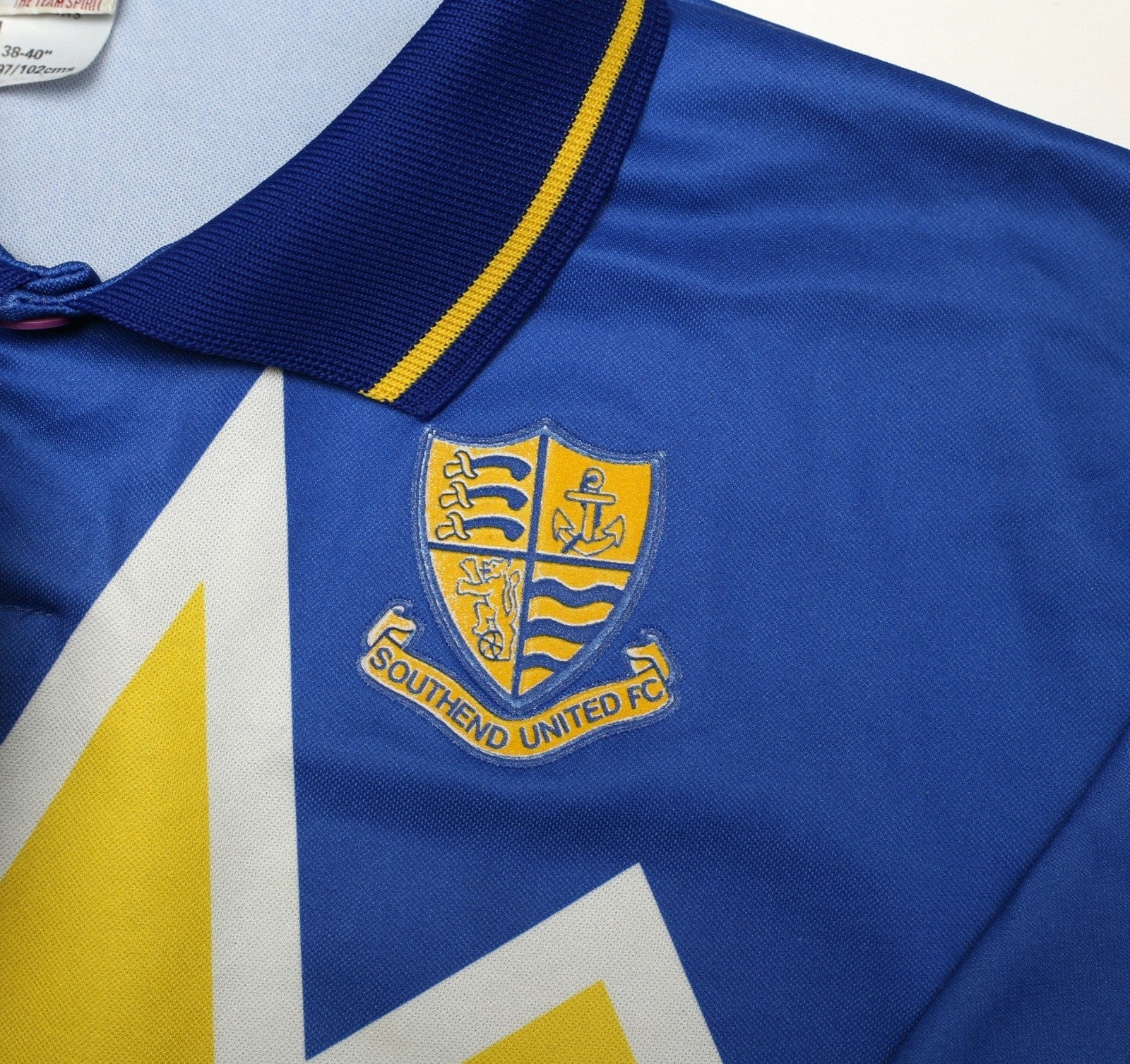 1996/98 SOUTHEND UNITED Vintage Olympic Home Football Shirt (M) 38/40