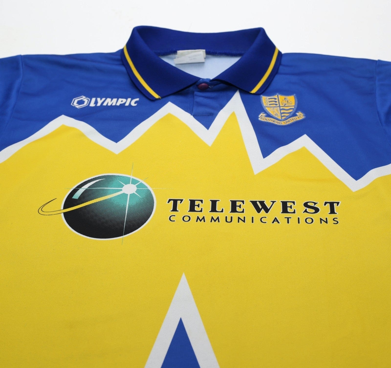1996/98 SOUTHEND UNITED Vintage Olympic Home Football Shirt (M) 38/40