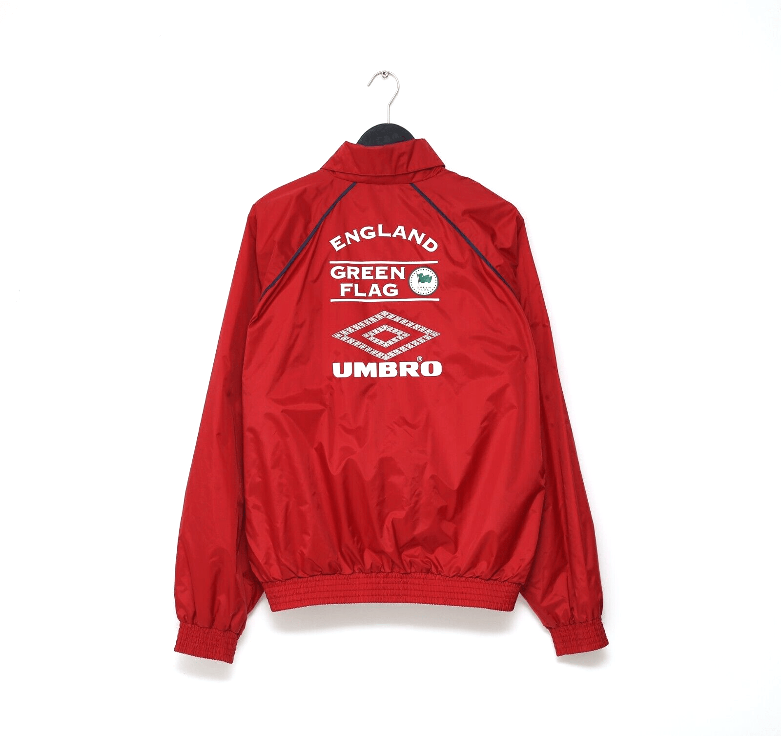 1996 ENGLAND Vintage Umbro Green Flag Jacket (L) Euro 96