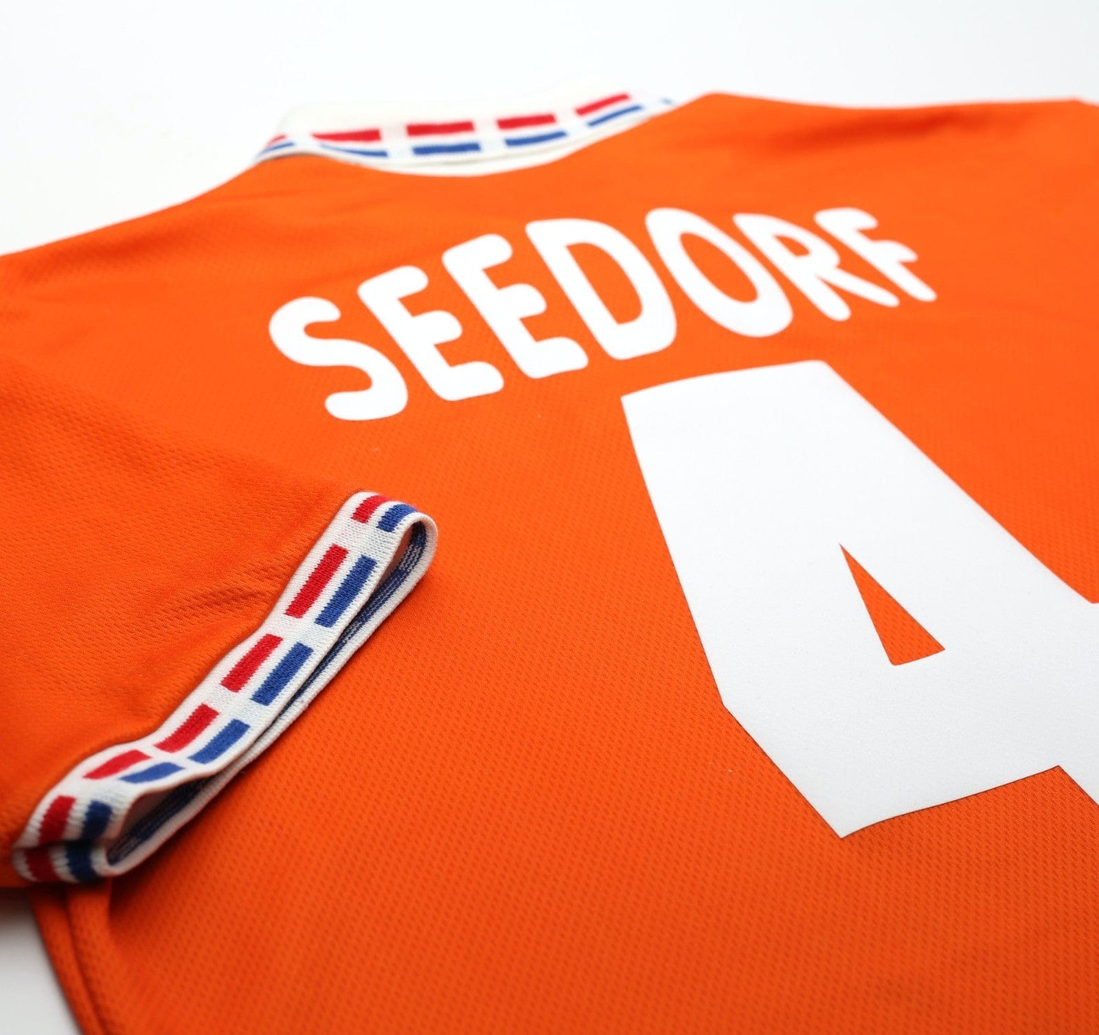 1996 SEEDORF #4 Holland Vintage Lotto Home Football Shirt (XL) Netherlands