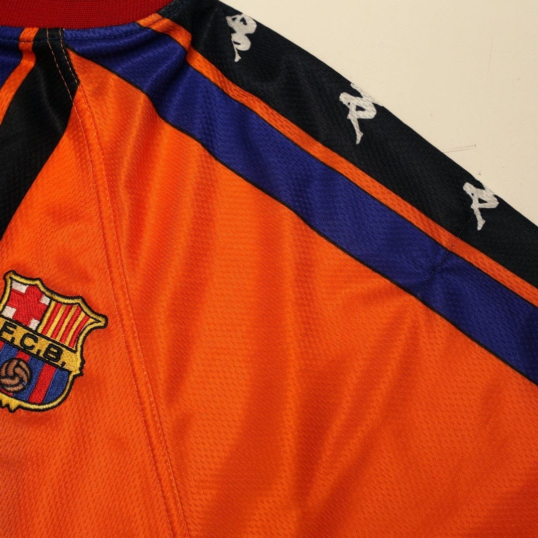 1997/98 Barcelona Vintage Kappa Away Football Shirt (M)