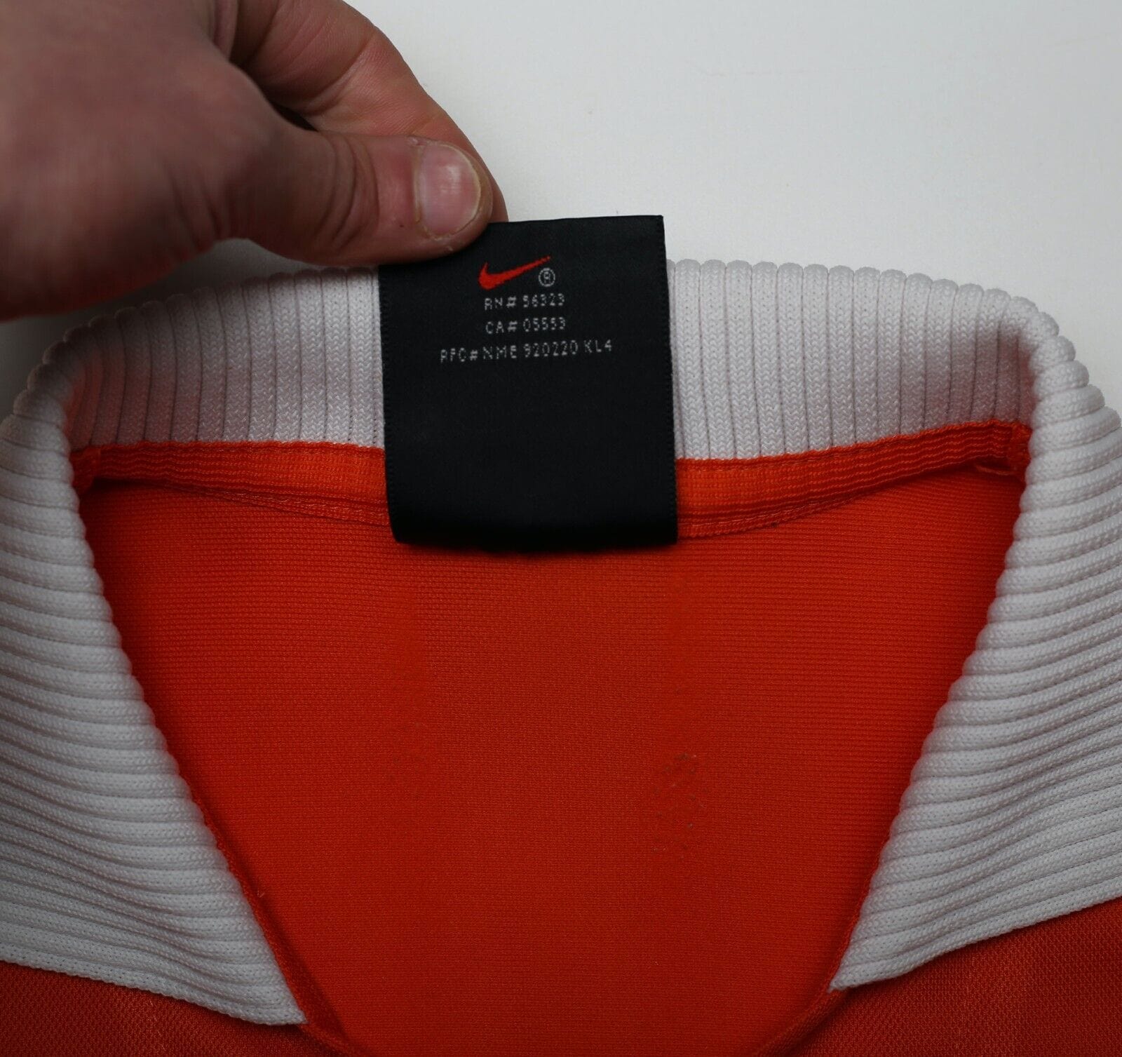 1997/98 BERGKAMP #8 Holland Vintage Nike Home Football Shirt (L)