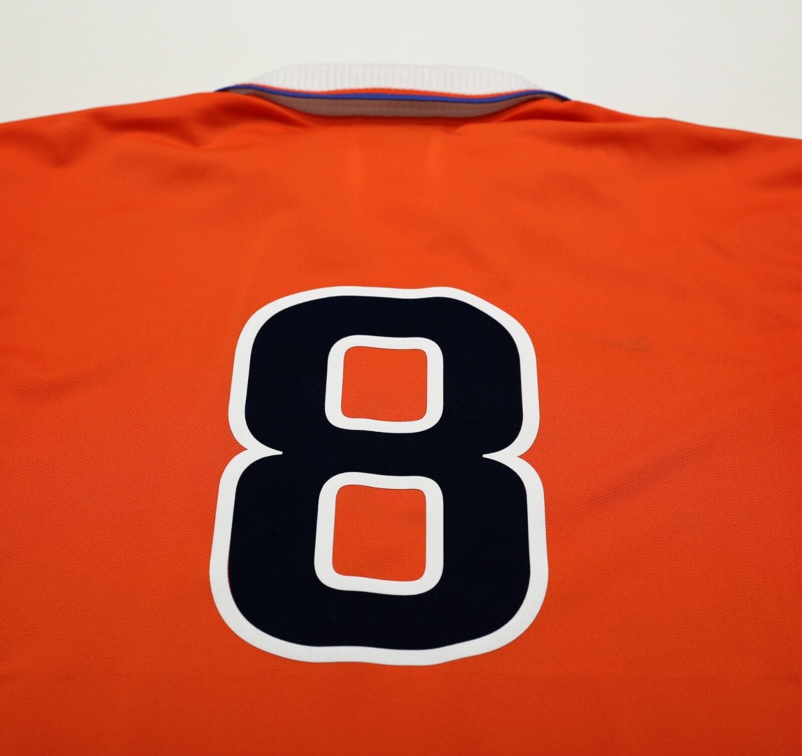 1997/98 BERGKAMP #8 Holland Vintage Nike Home Football Shirt (L)