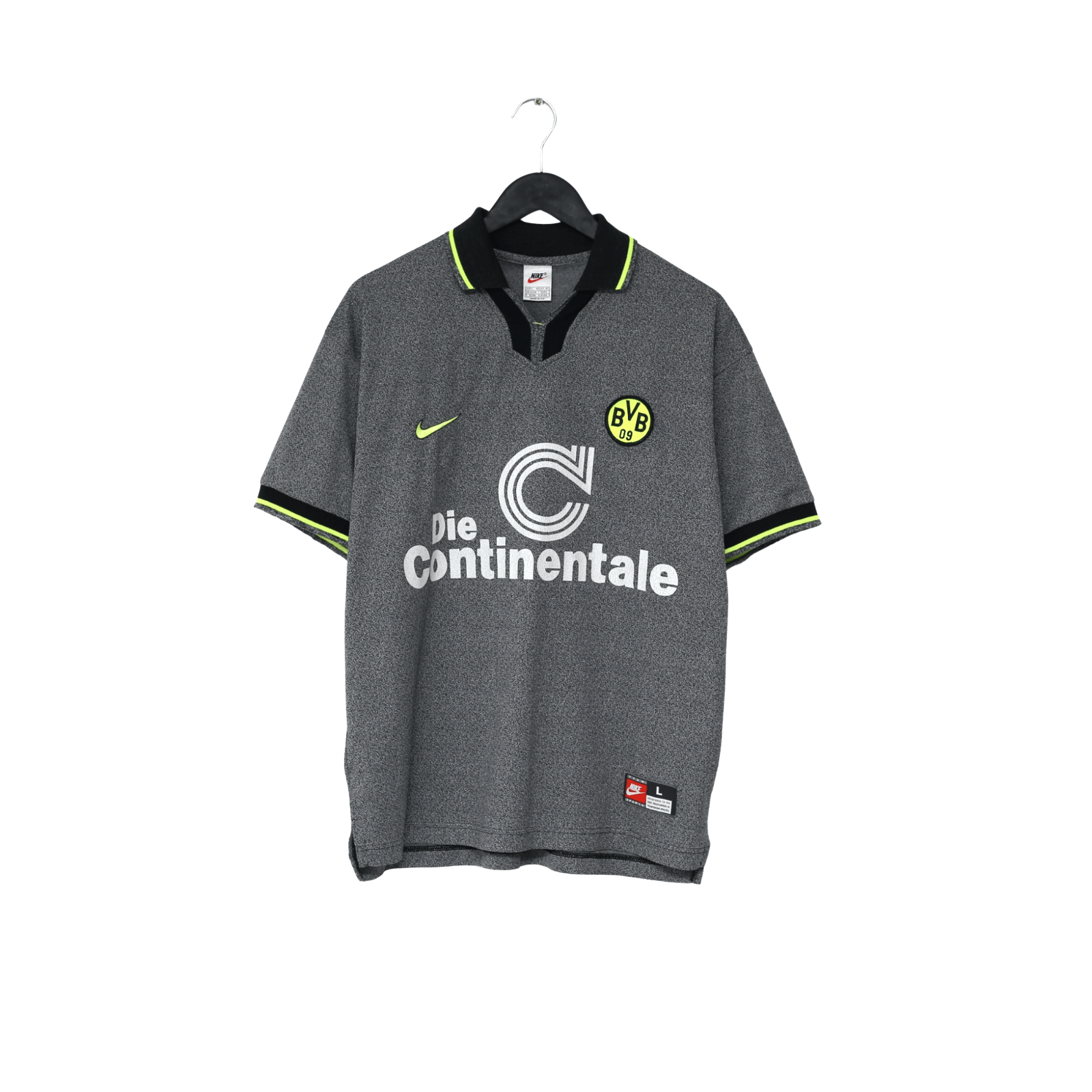 1997/98 Borussia Dortmund Vintage Nike Away Football Shirt (L)