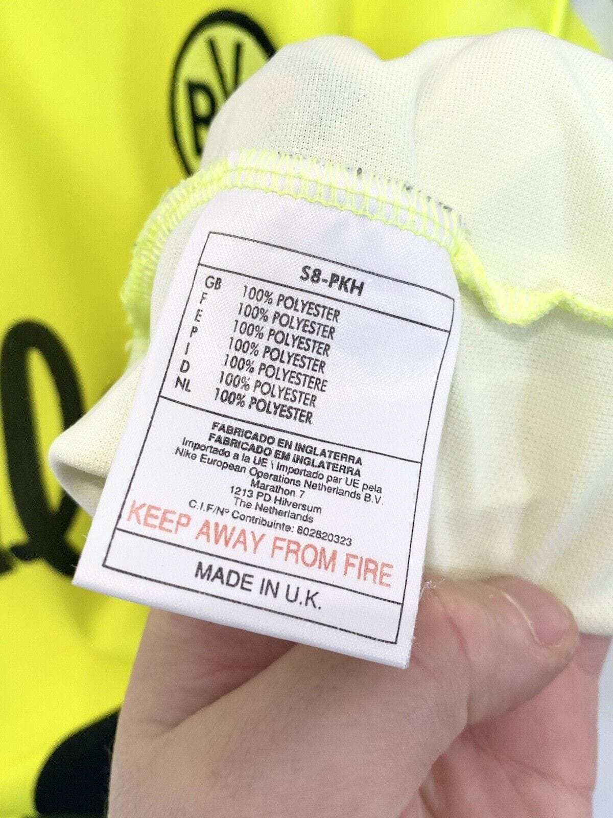 1997/98 BORUSSIA DORTMUND Vintage Nike Home Football Shirt Jersey (L)