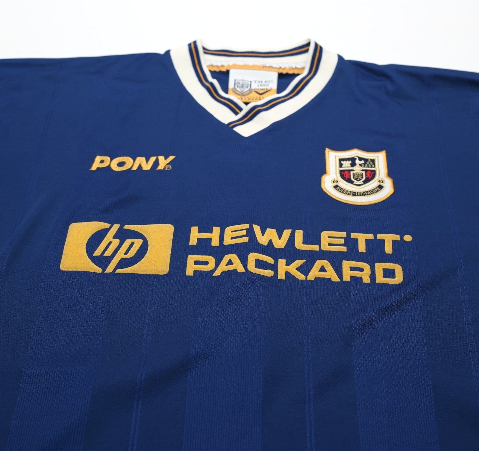 1997/98 GINOLA #14 Tottenham Hotspur Vintage PONY Away Football Shirt (M)