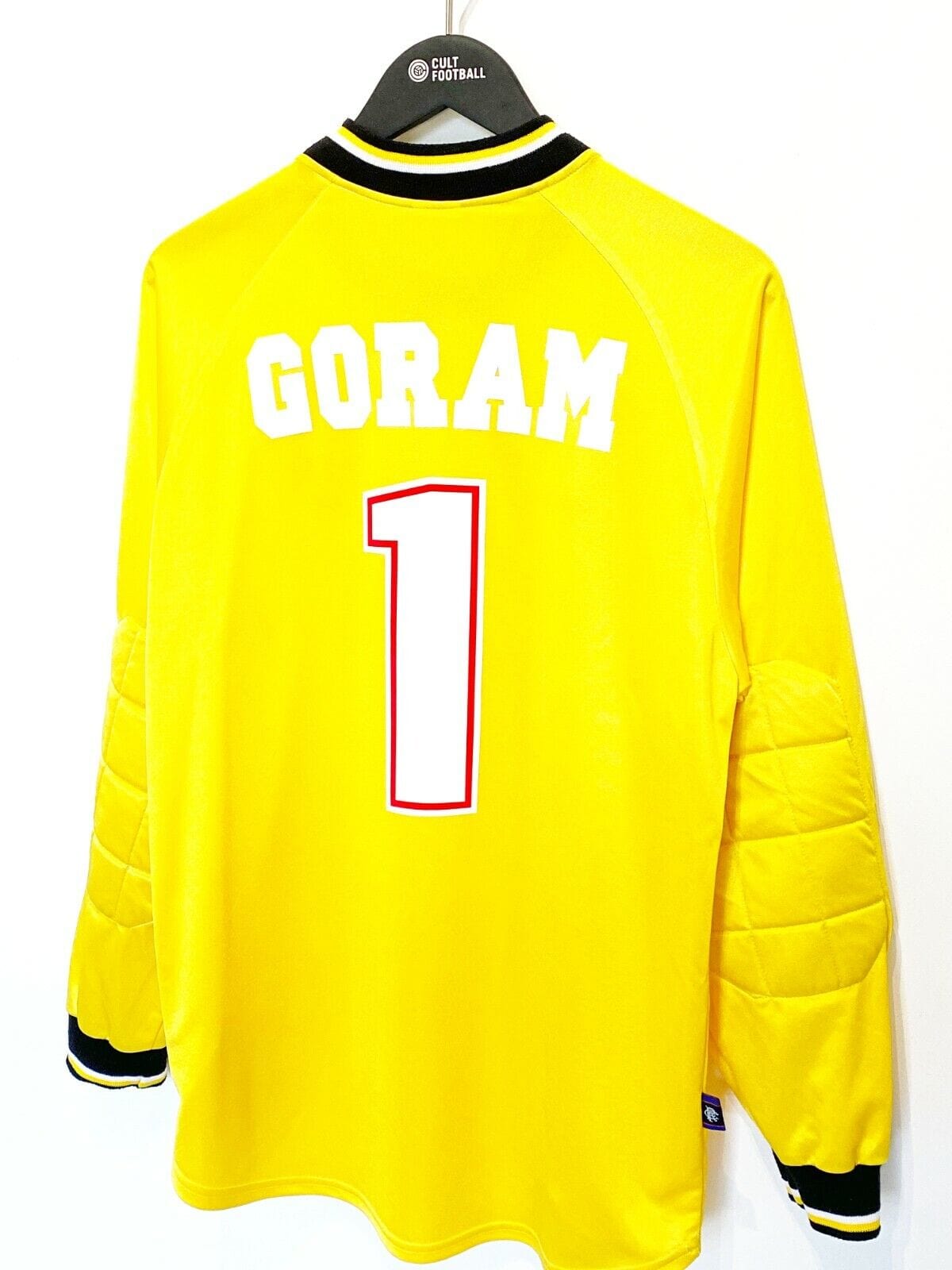 1997/98 GORAM #1 Rangers Vintage Nike Home GK Football Shirt (M) Scotland