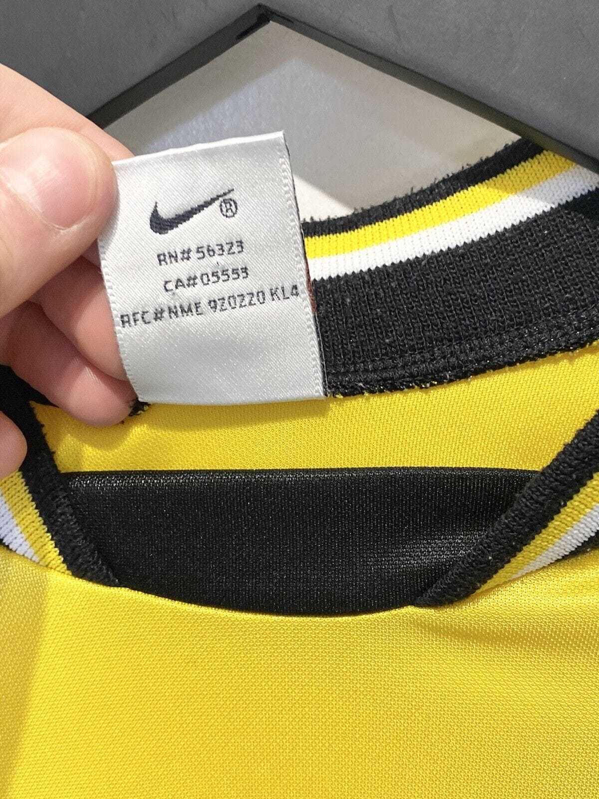 1997/98 GORAM #1 Rangers Vintage Nike Home GK Football Shirt (M) Scotland