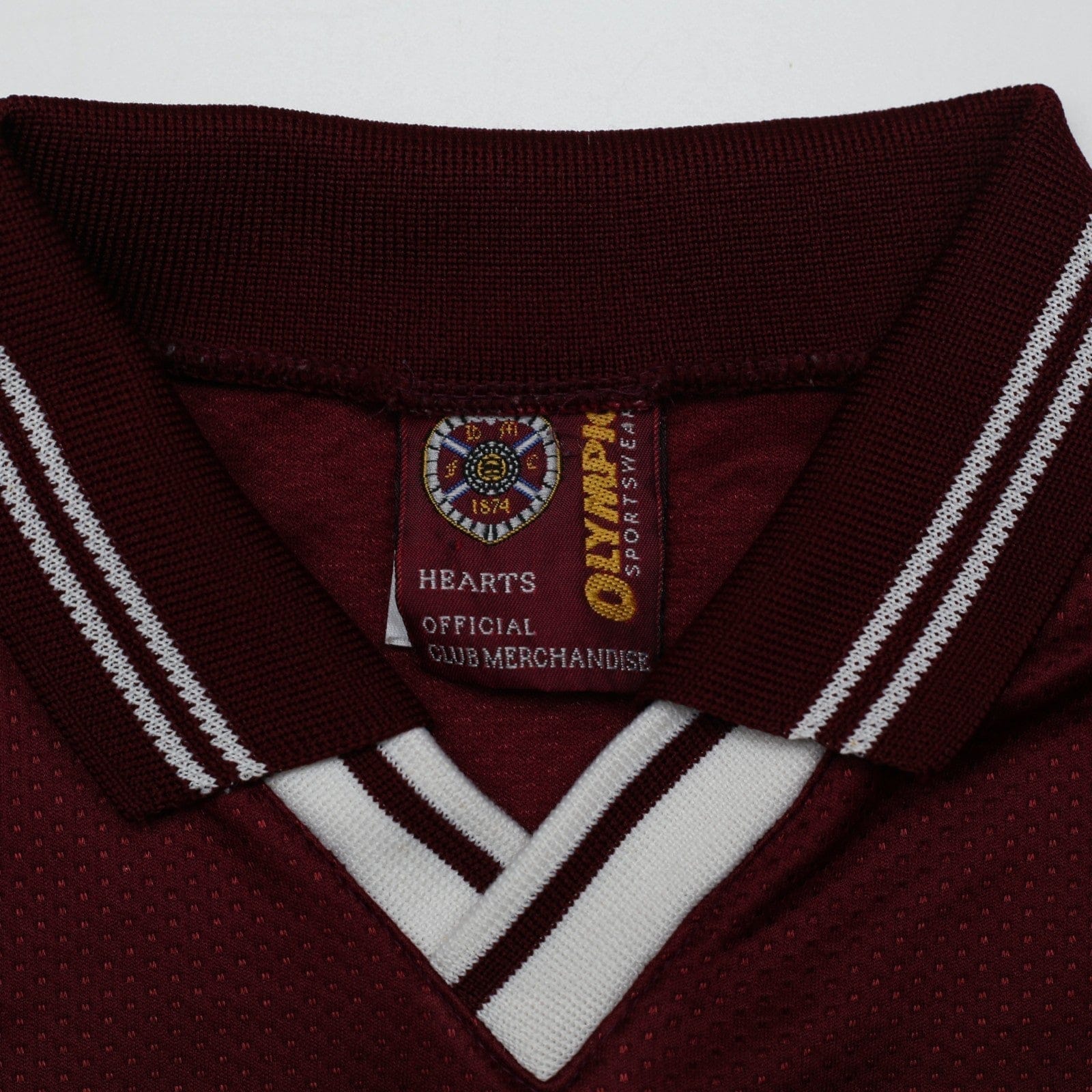 1997/98 Hearts Vintage Olympic Home Football Shirt (XL)