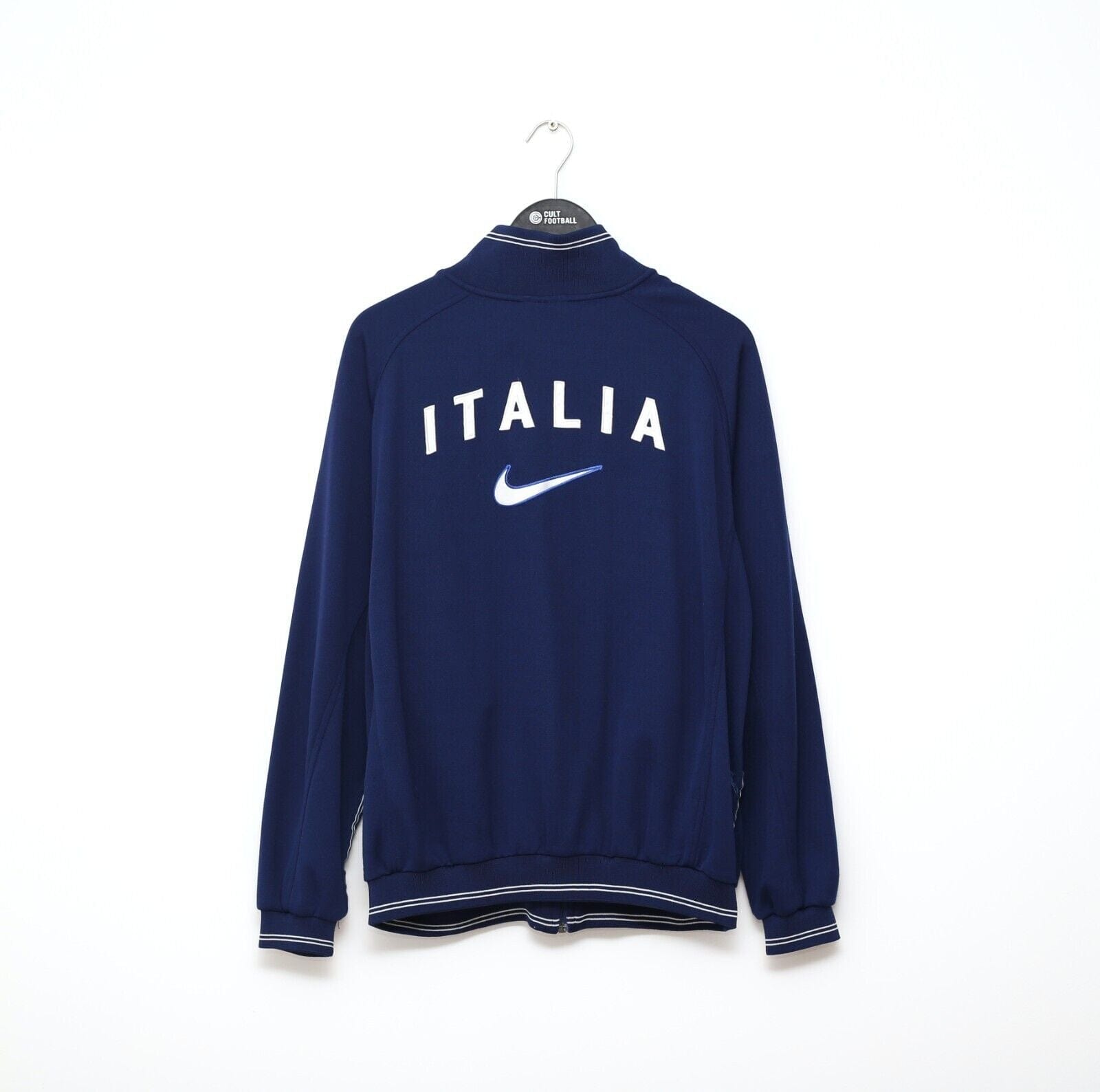 1997/98 ITALY Vintage Nike Football Track Top Jacket (L) Baggio Maldini