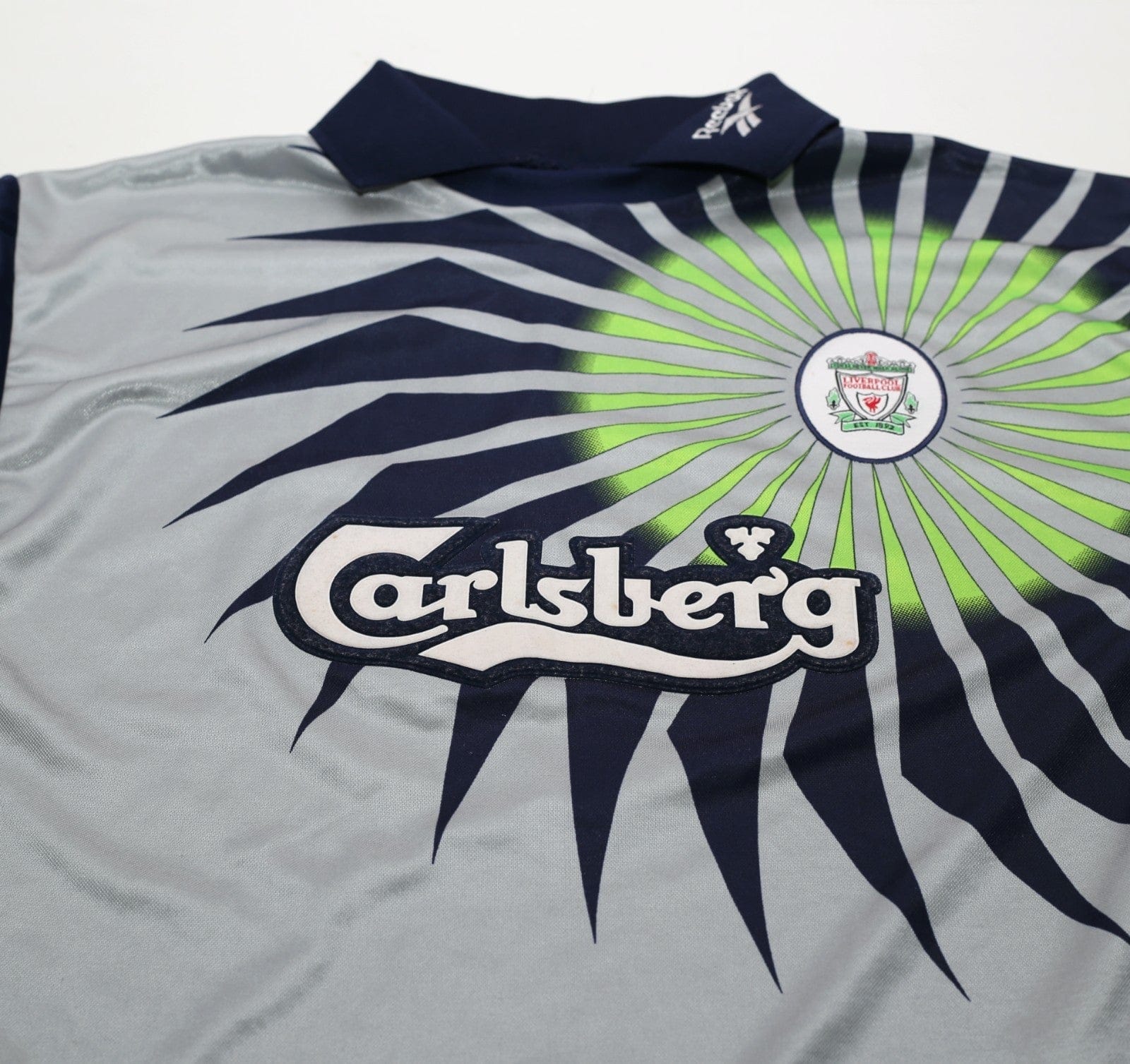 1997/98 JAMES #1 Liverpool Vintage Reebok GK Football Shirt (S) 34/36