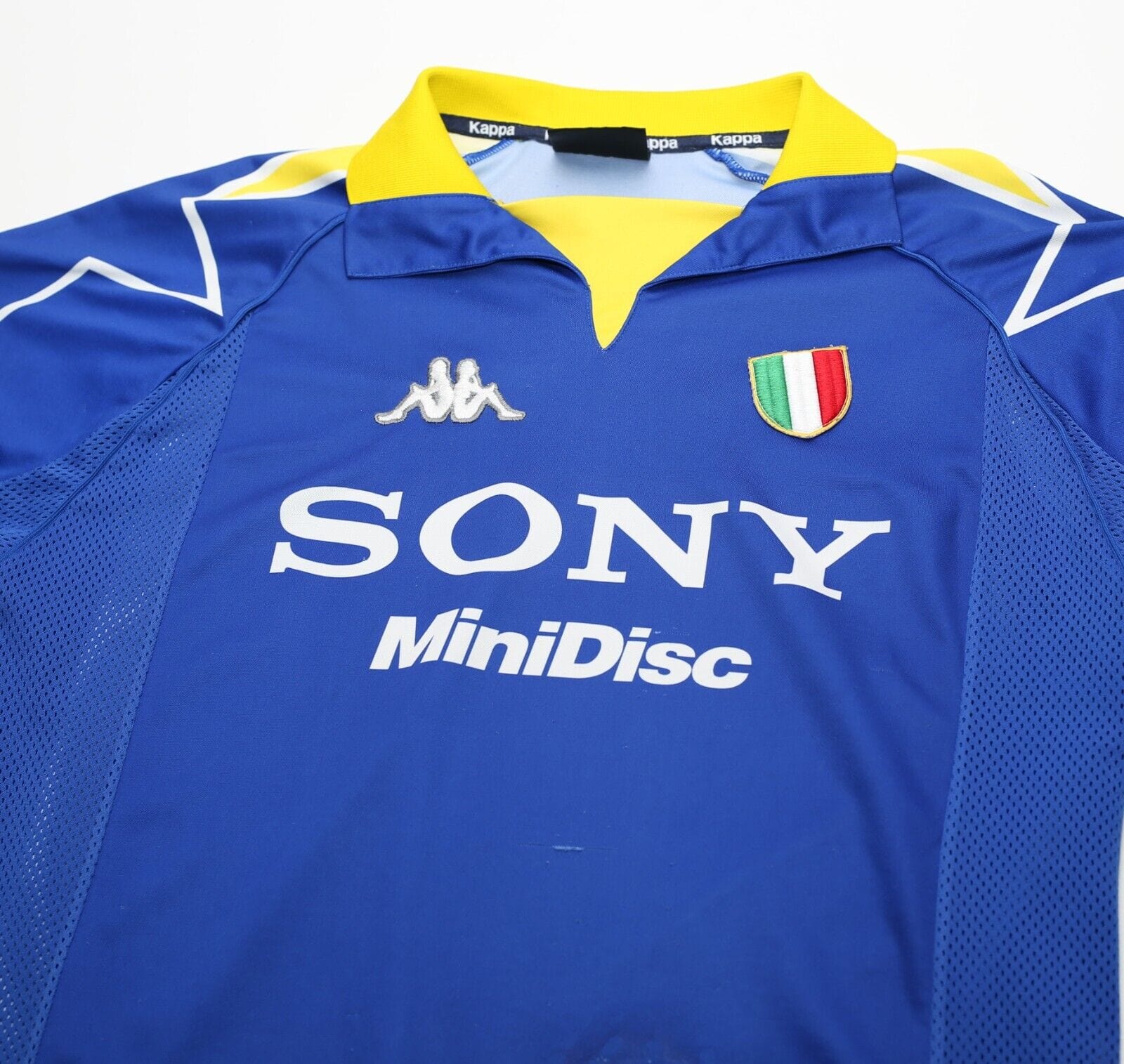 1997/98 JUVENTUS Vintage Kappa Third Football Shirt Jersey (L) SONY Mini Disk