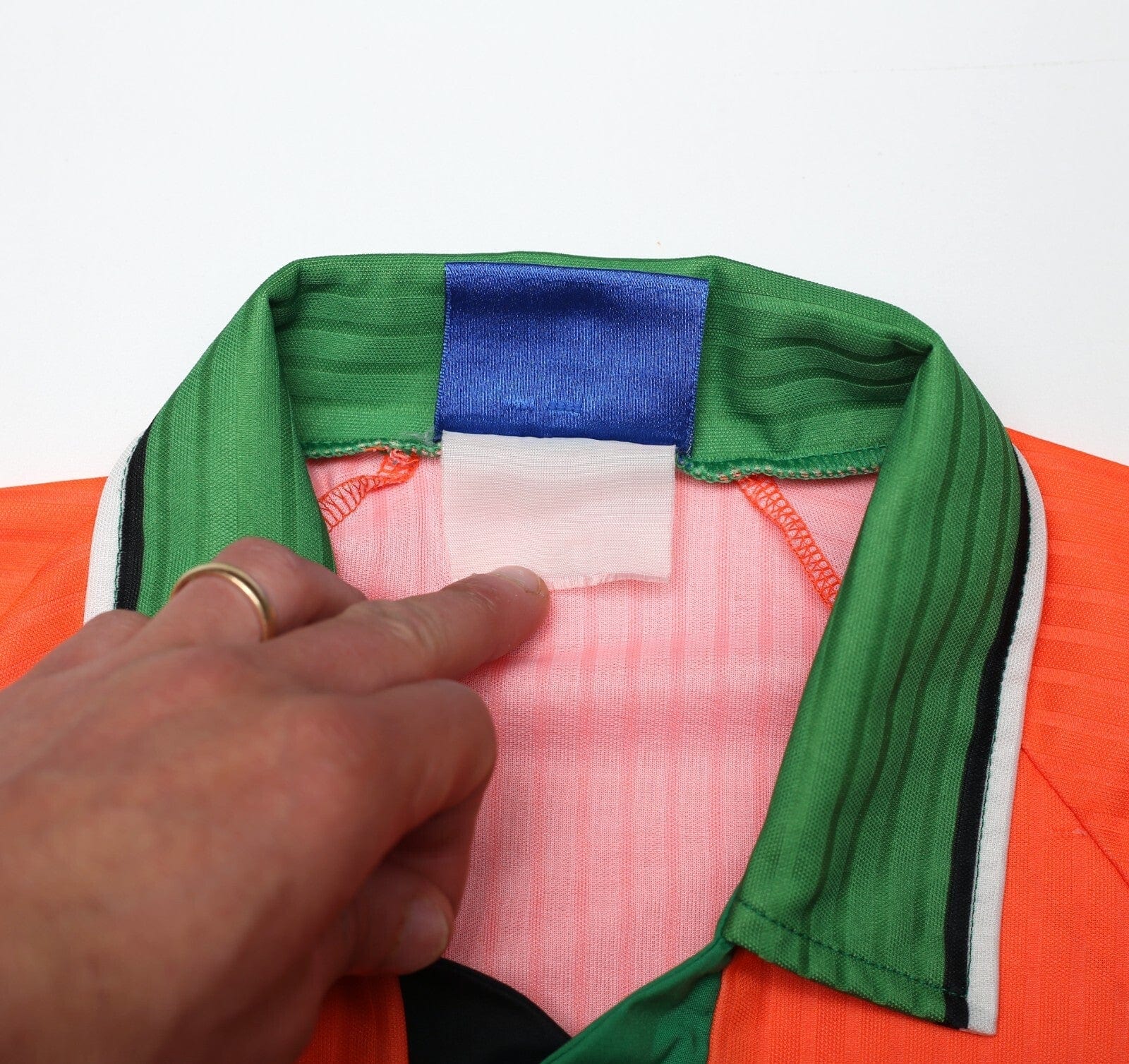 1997/98 KEANE #6 Ireland Vintage Umbro Away Football Shirt (L/XL)